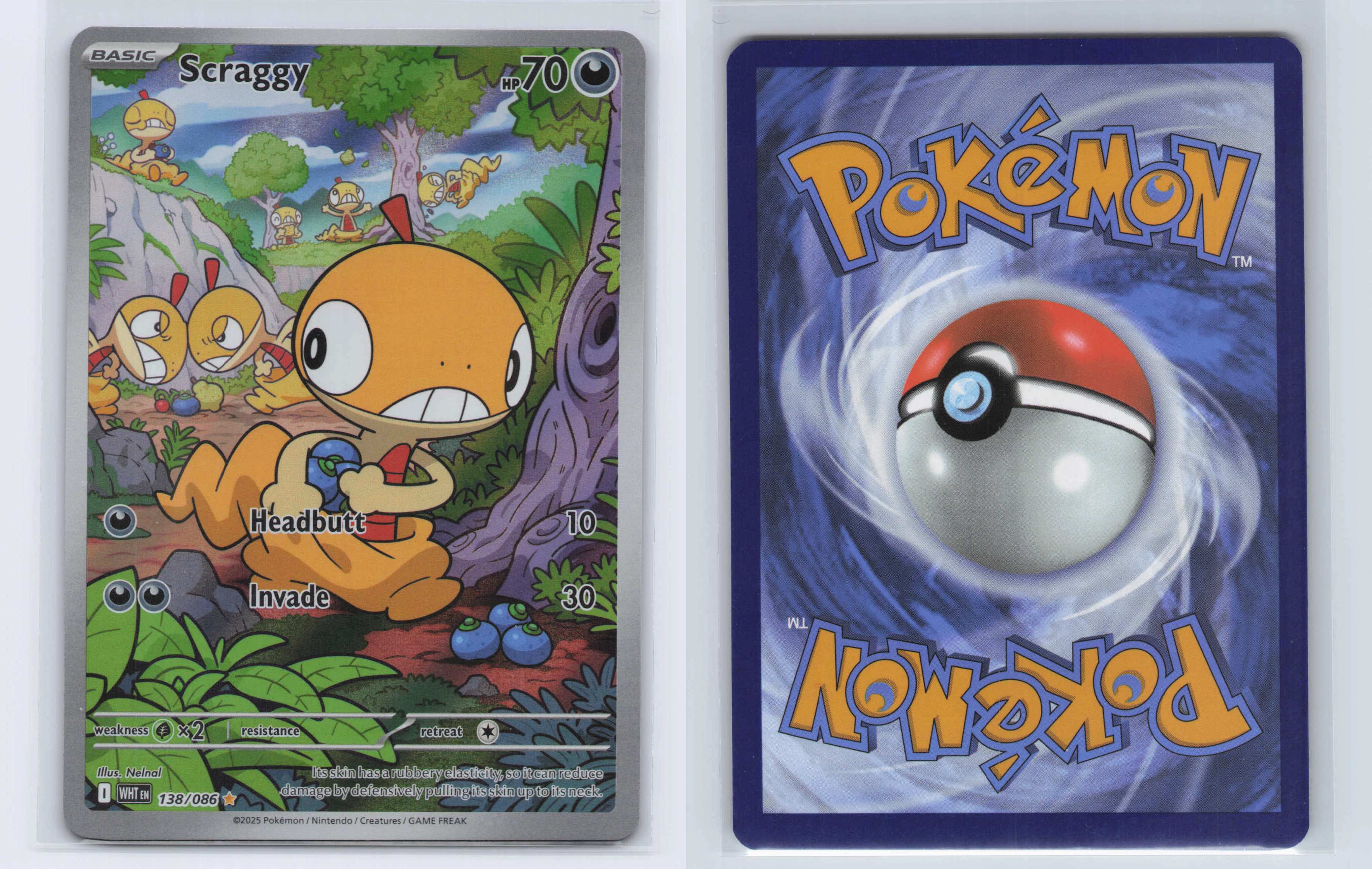 (#138/086) Scraggy [SV: White Flare]