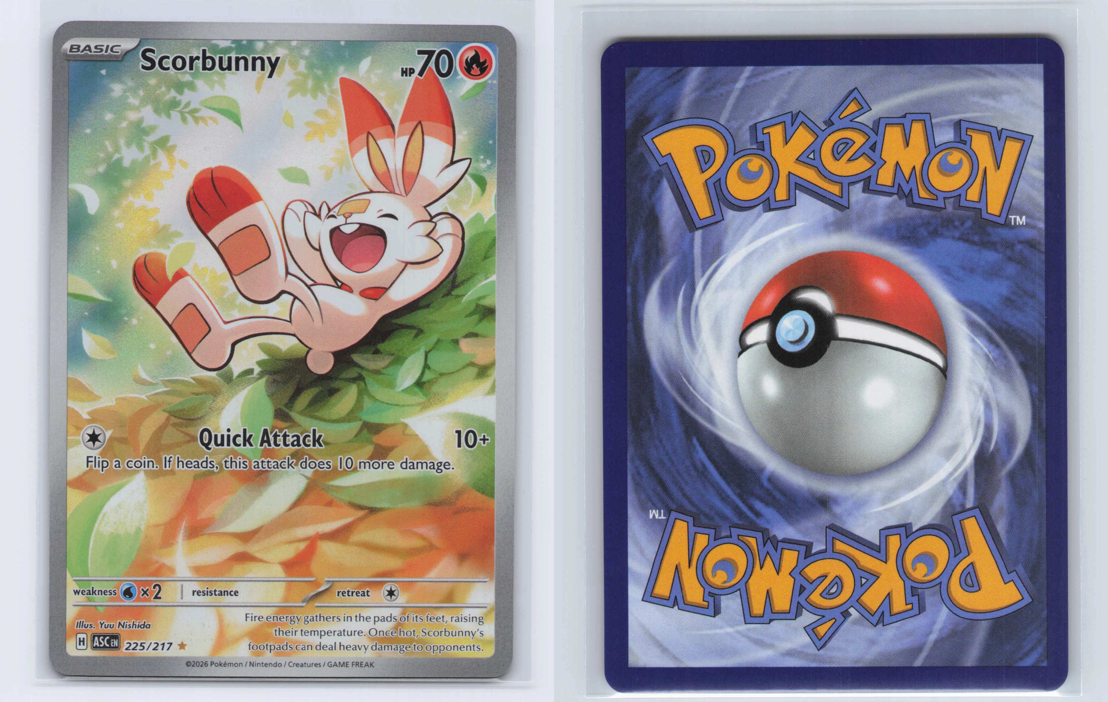 (#225/217) Scorbunny [ME: Ascended Heroes]
