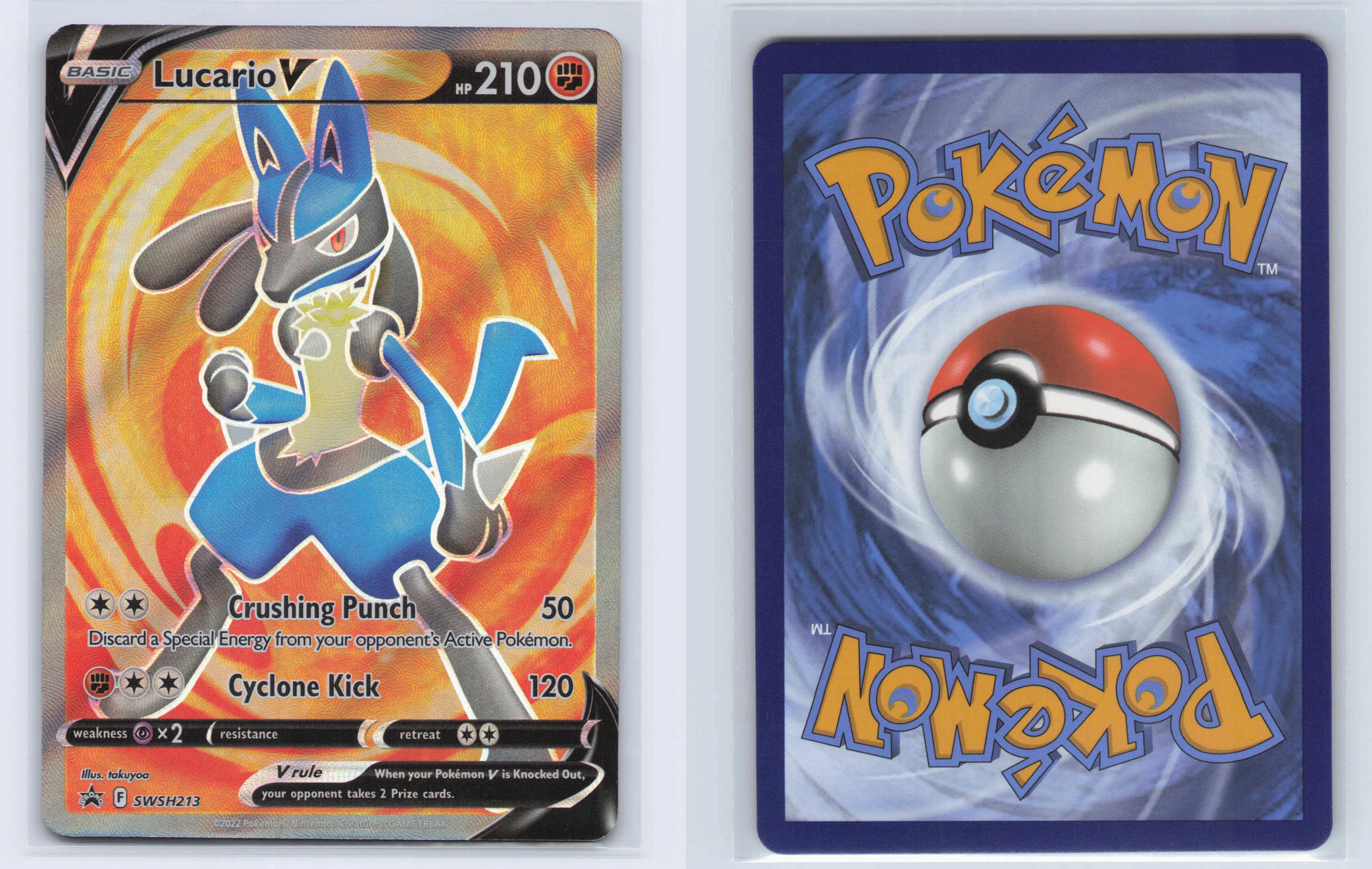 (#SWSH213) Lucario V - [SWSH: Sword & Shield Promo Cards]