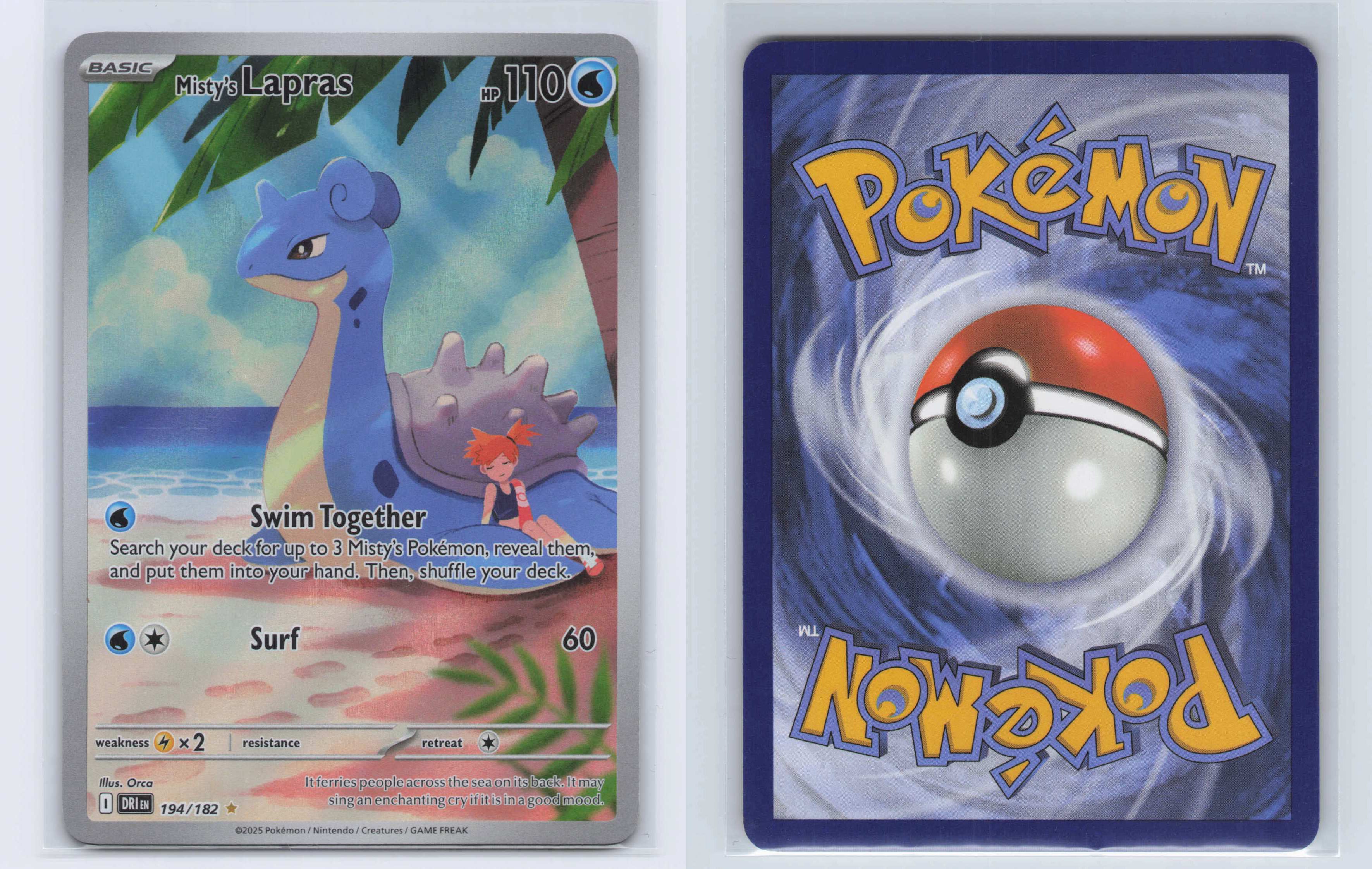 (#194/182) Misty's Lapras [SV10: Destined Rivals]