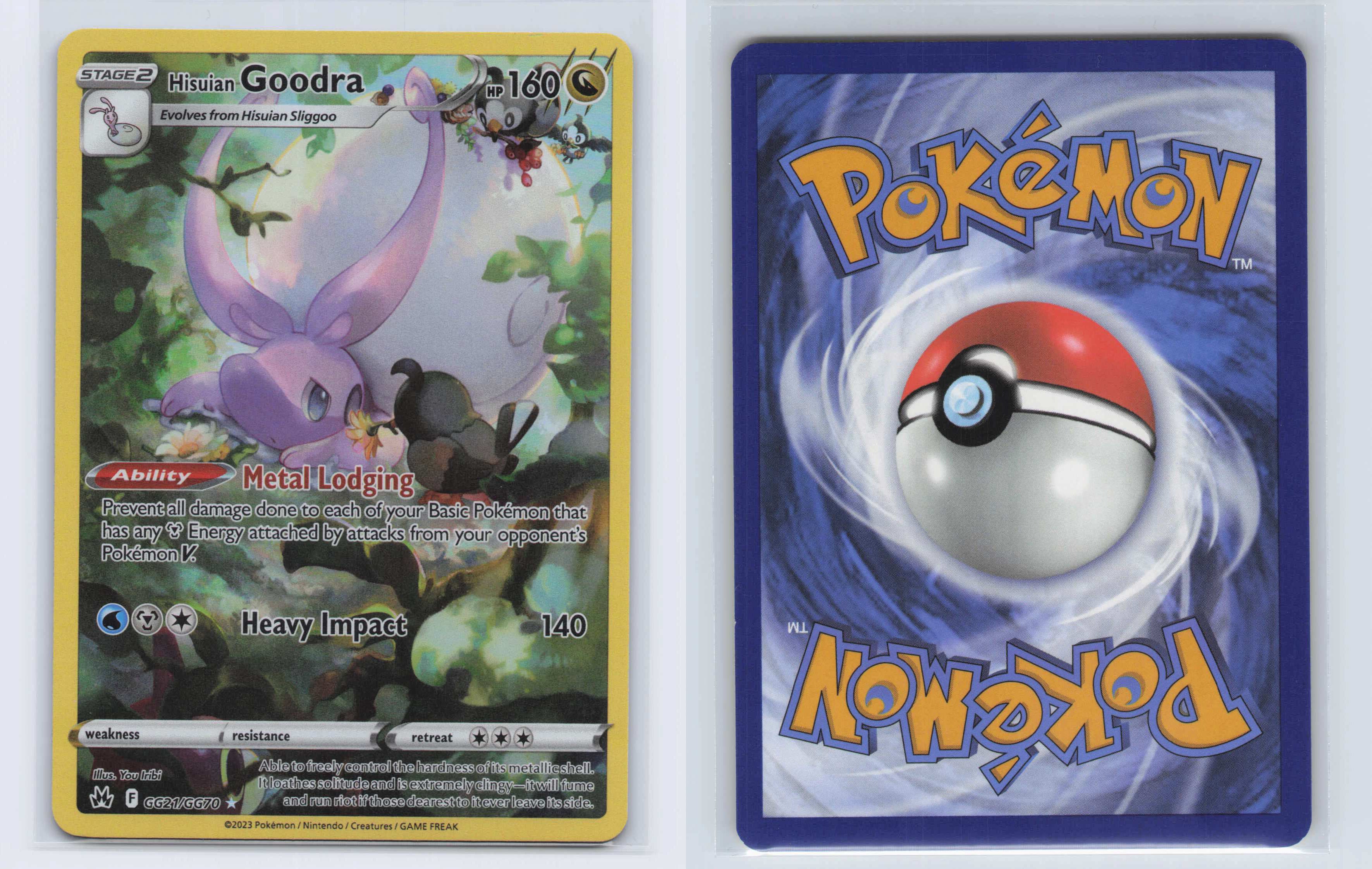 (#GG21/GG70) Hisuian Goodra [SWSH: Crown Zenith: Galarian Gallery]