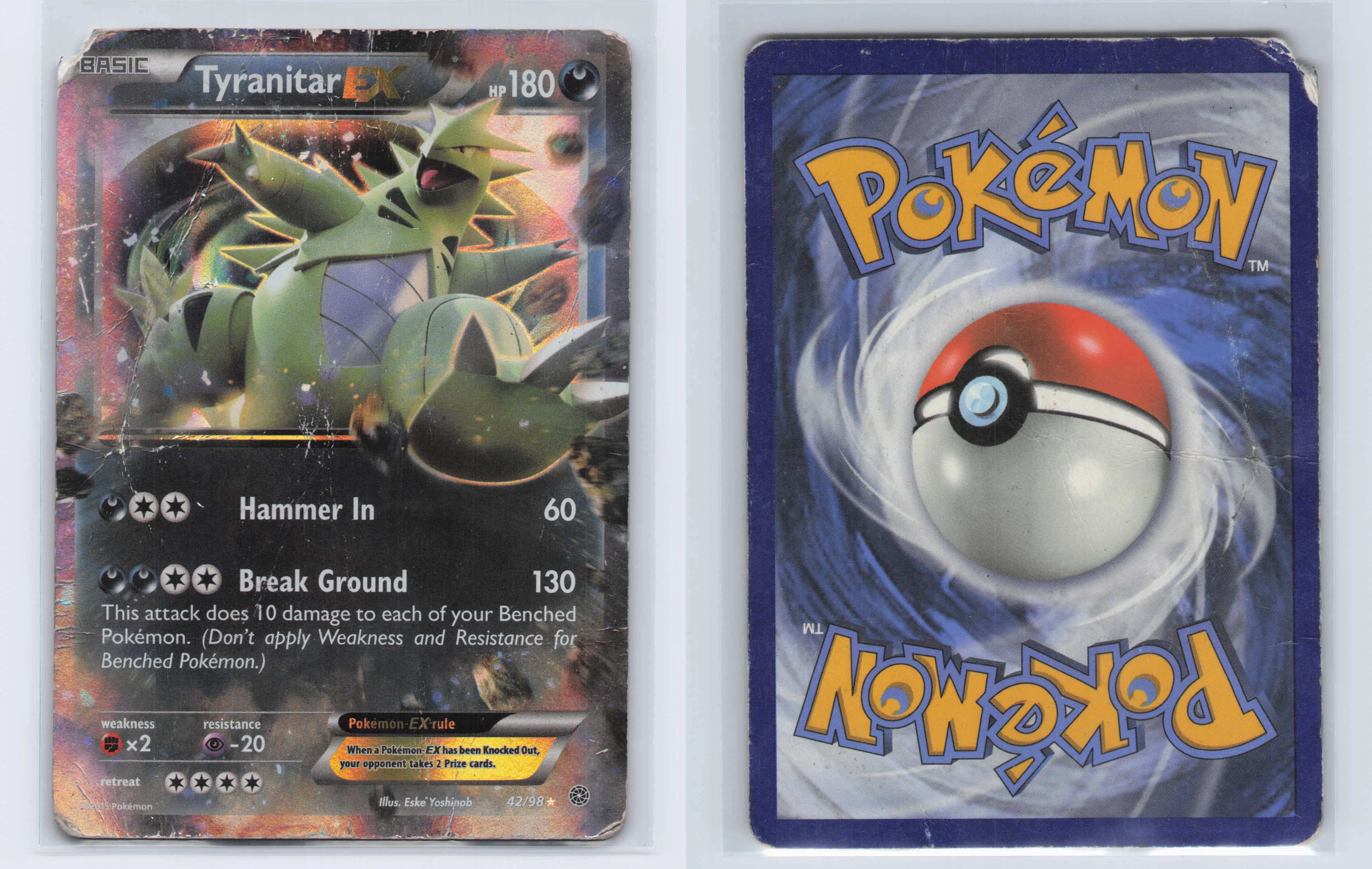 (#42/98) Tyranitar EX [XY - Ancient Origins]