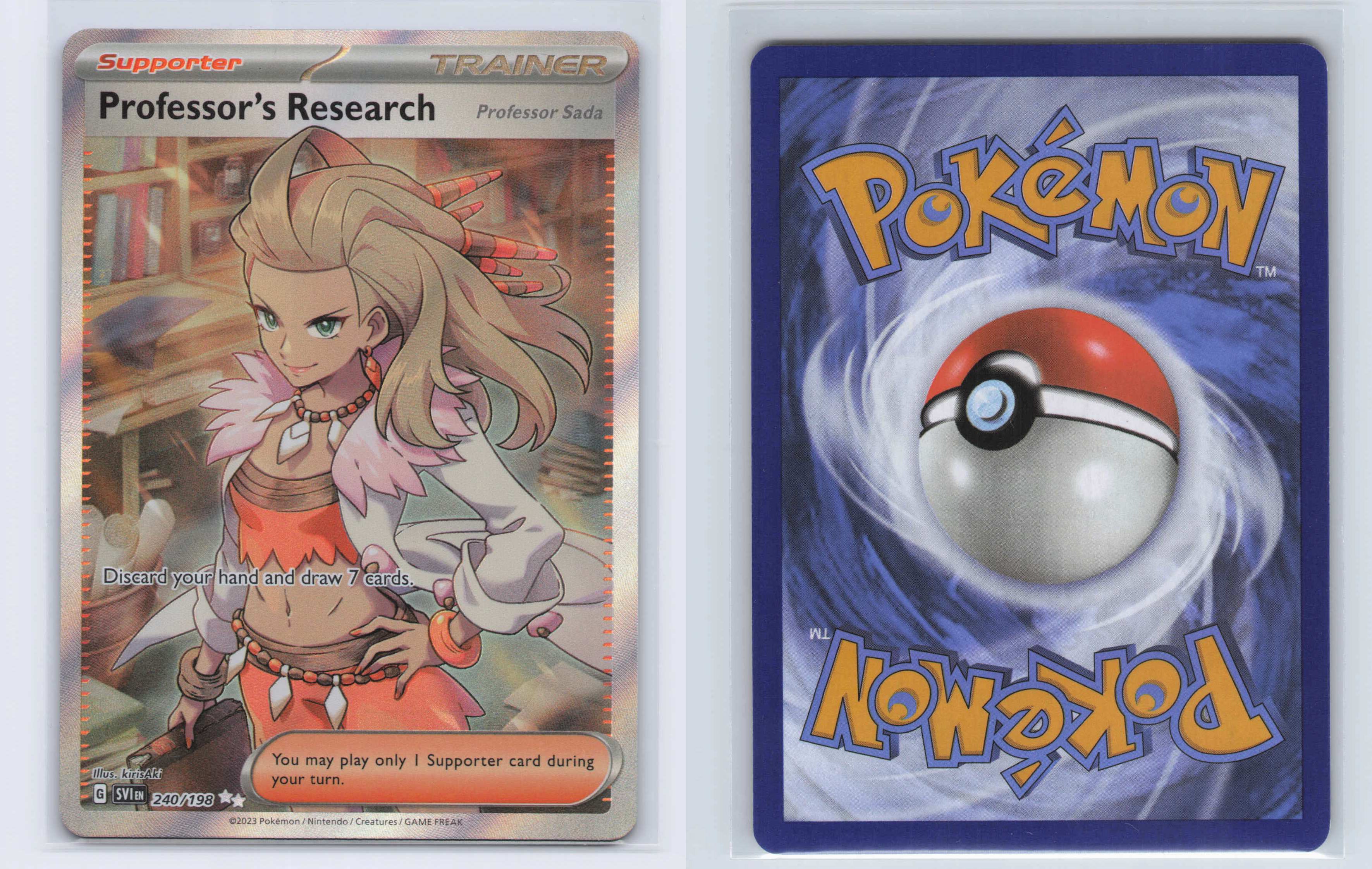 (#240/198) Professor's Research [SV01: Scarlet & Violet Base Set]