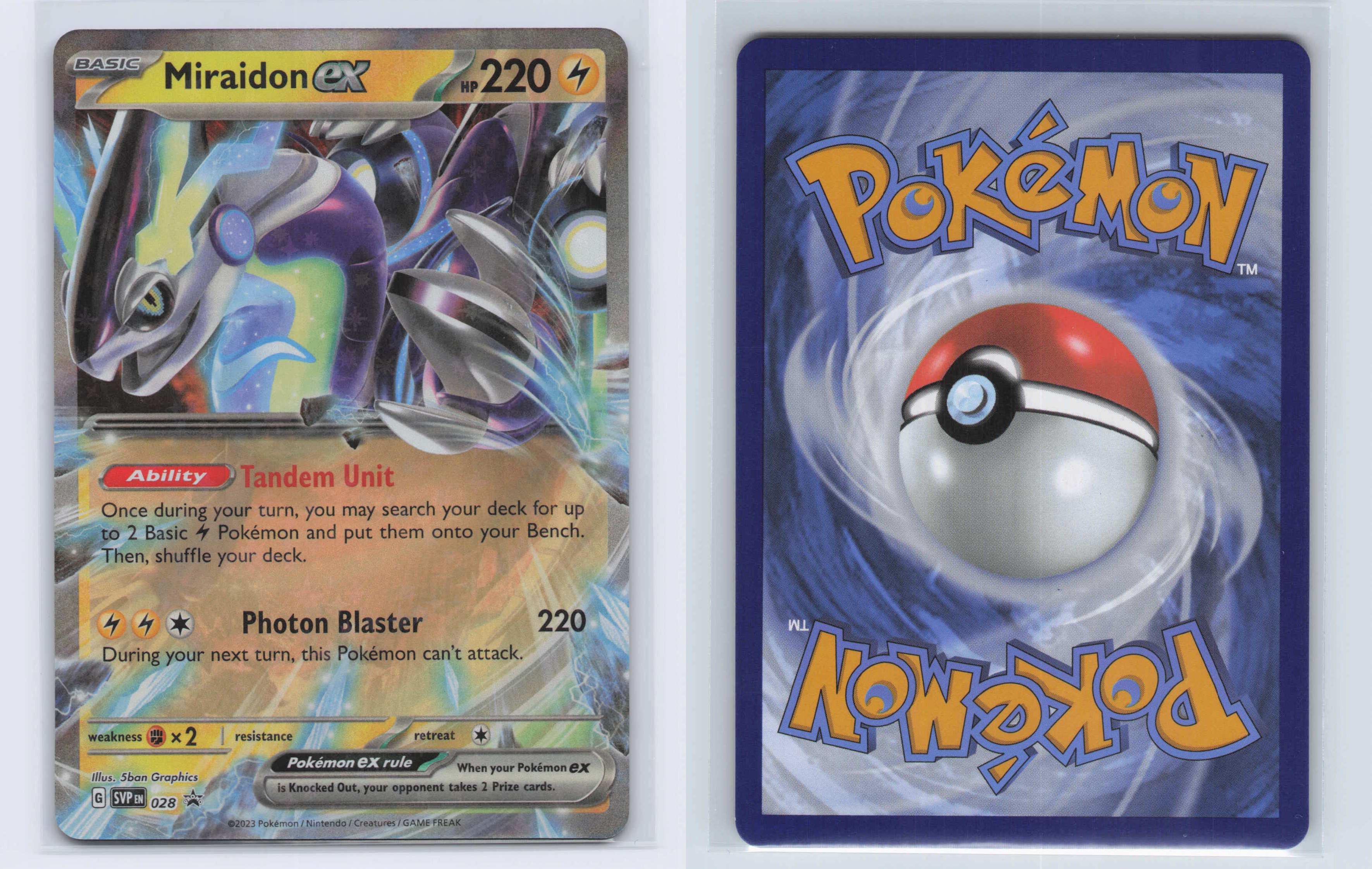 (#28) Miraidon ex [SV: Scarlet & Violet Promo Cards]