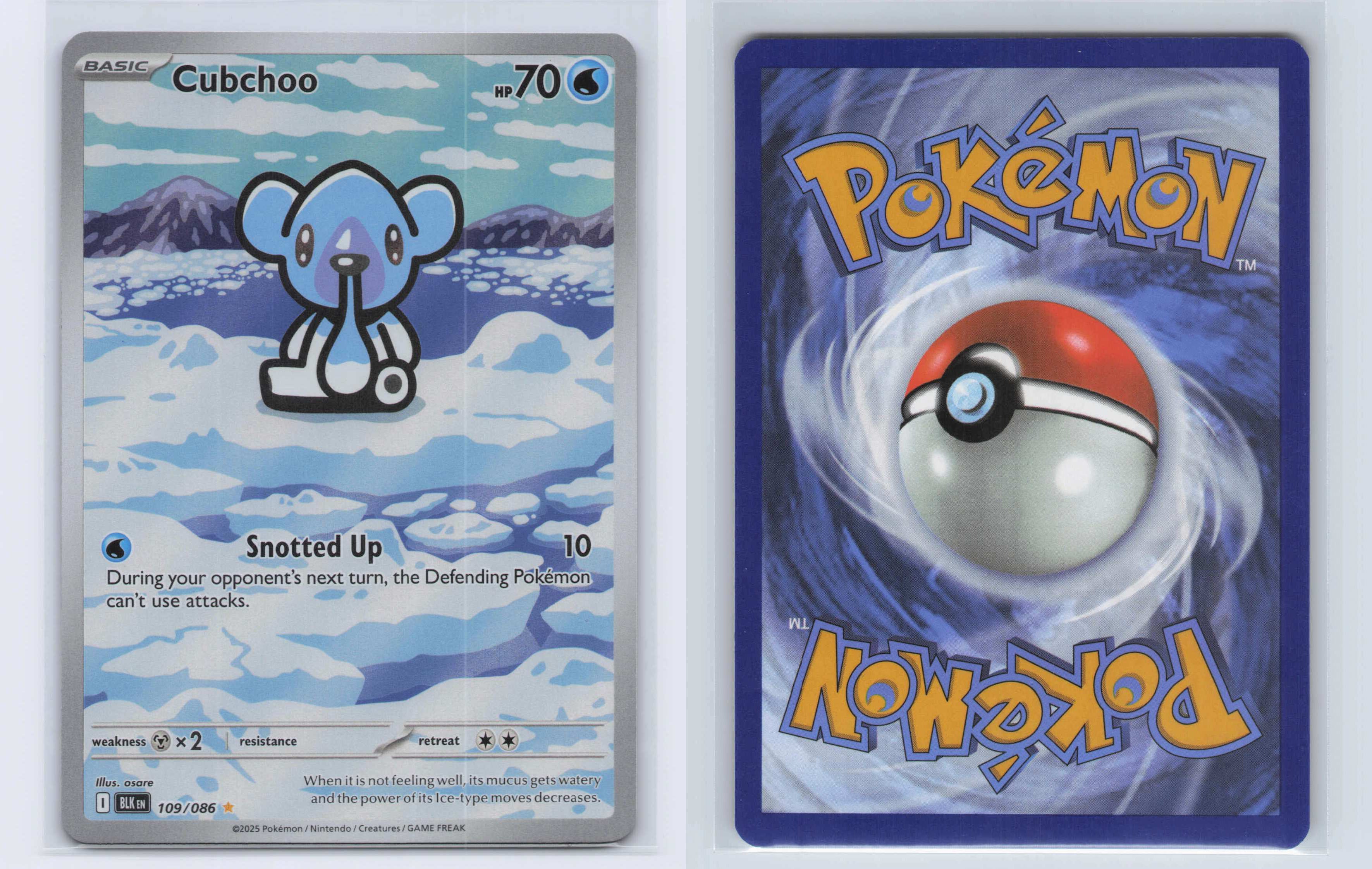 (#109/086) Cubchoo [SV: Black Bolt]