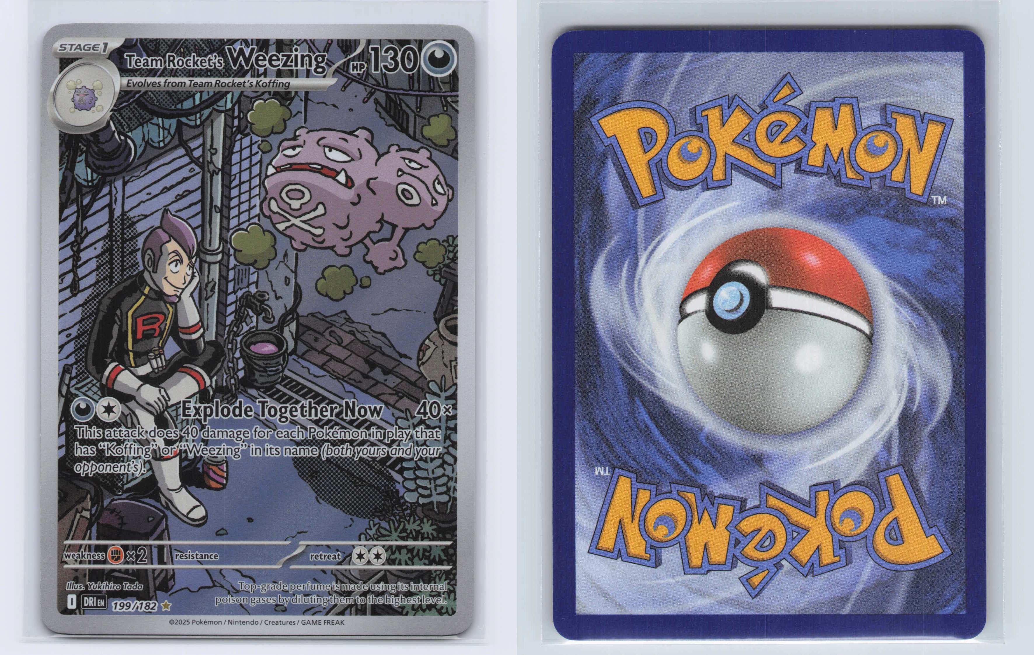 (#199/182) Team Rocket's Weezing [SV10: Destined Rivals]
