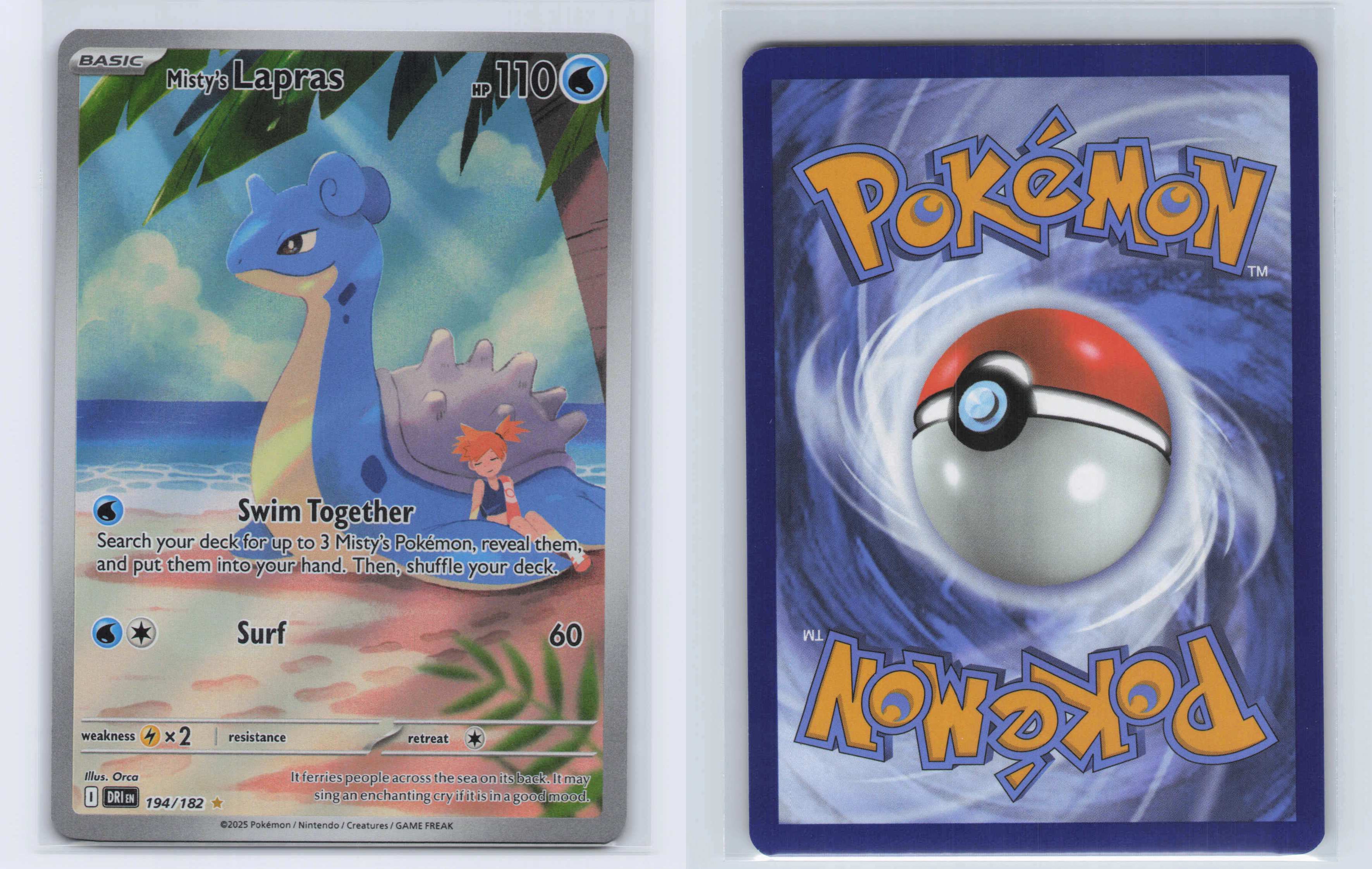 (#194/182) Misty's Lapras [SV10: Destined Rivals]