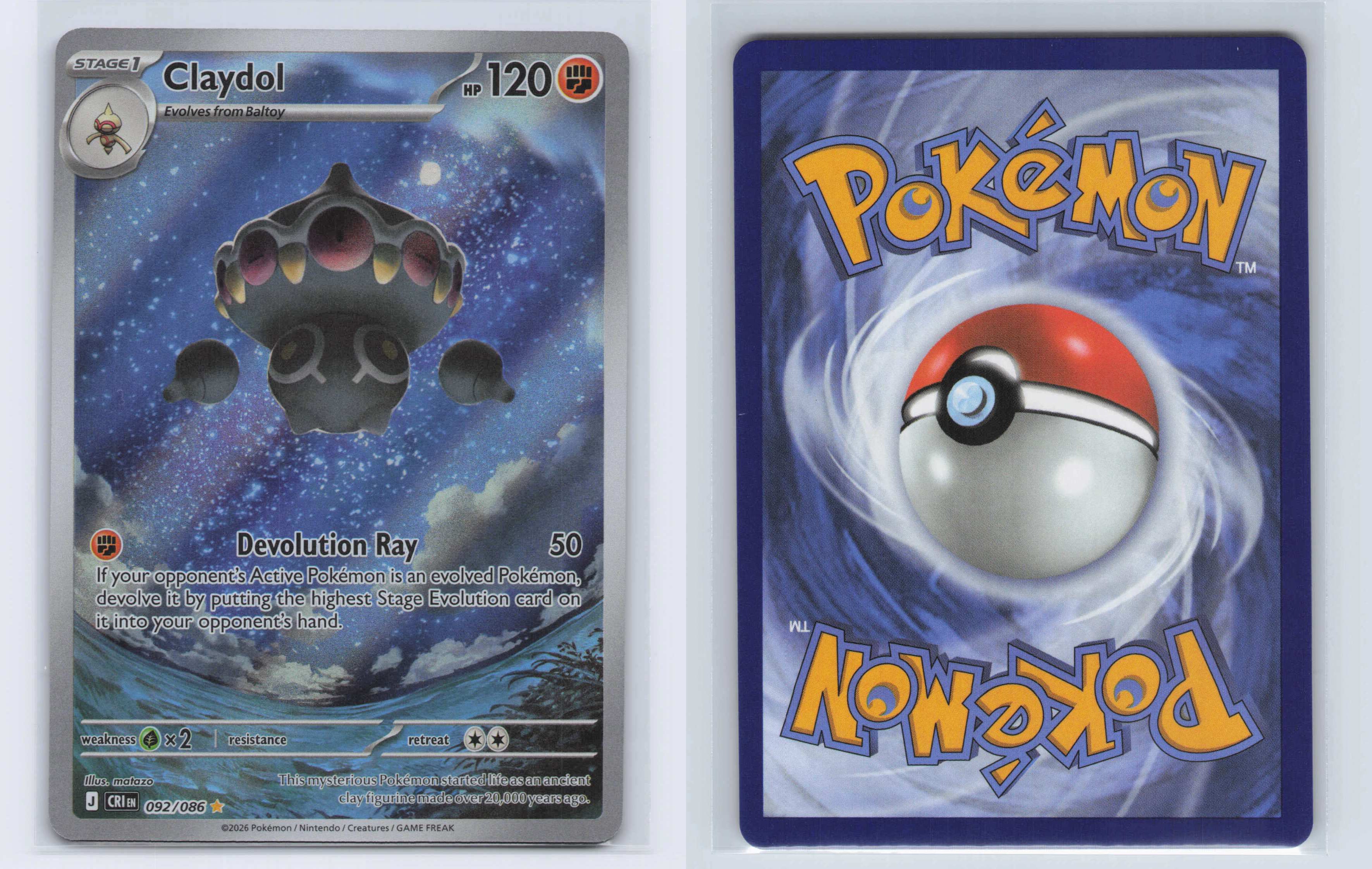 (#092/086) Claydol [ME04: Chaos Rising]