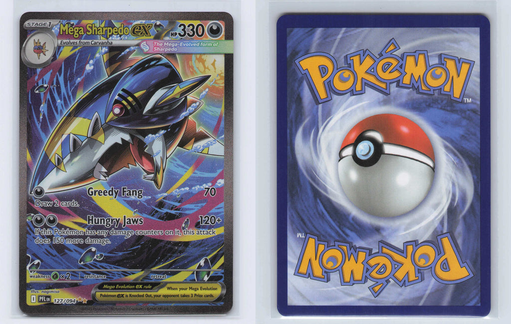 (#127/094) Mega Sharpedo ex [ME02: Phantasmal Flames]