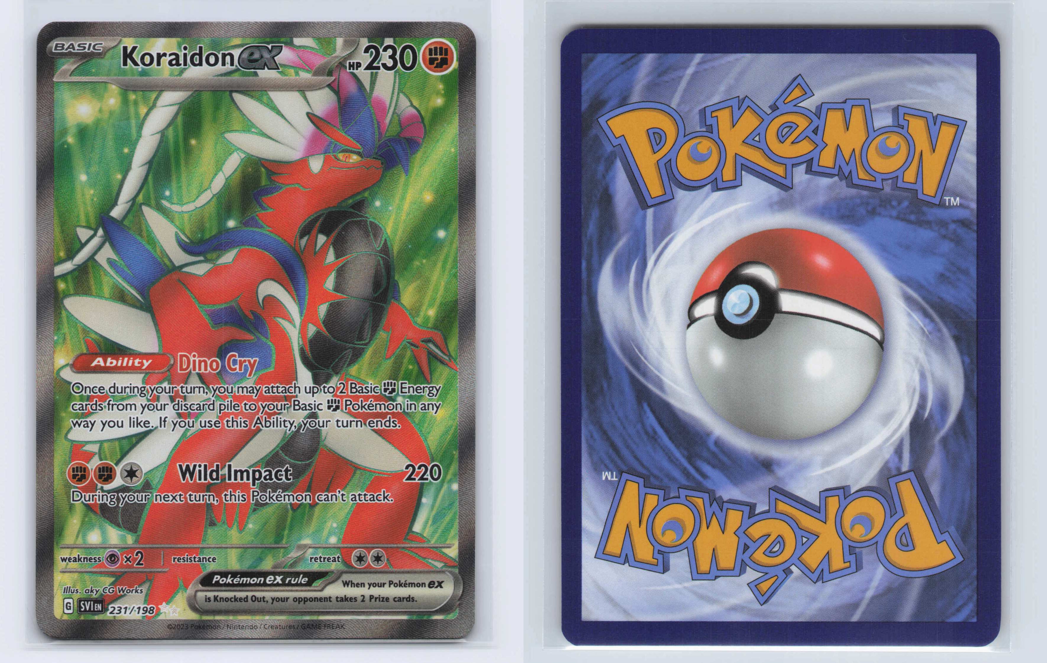 (#231/198) Koraidon ex [SV01: Scarlet & Violet Base Set]