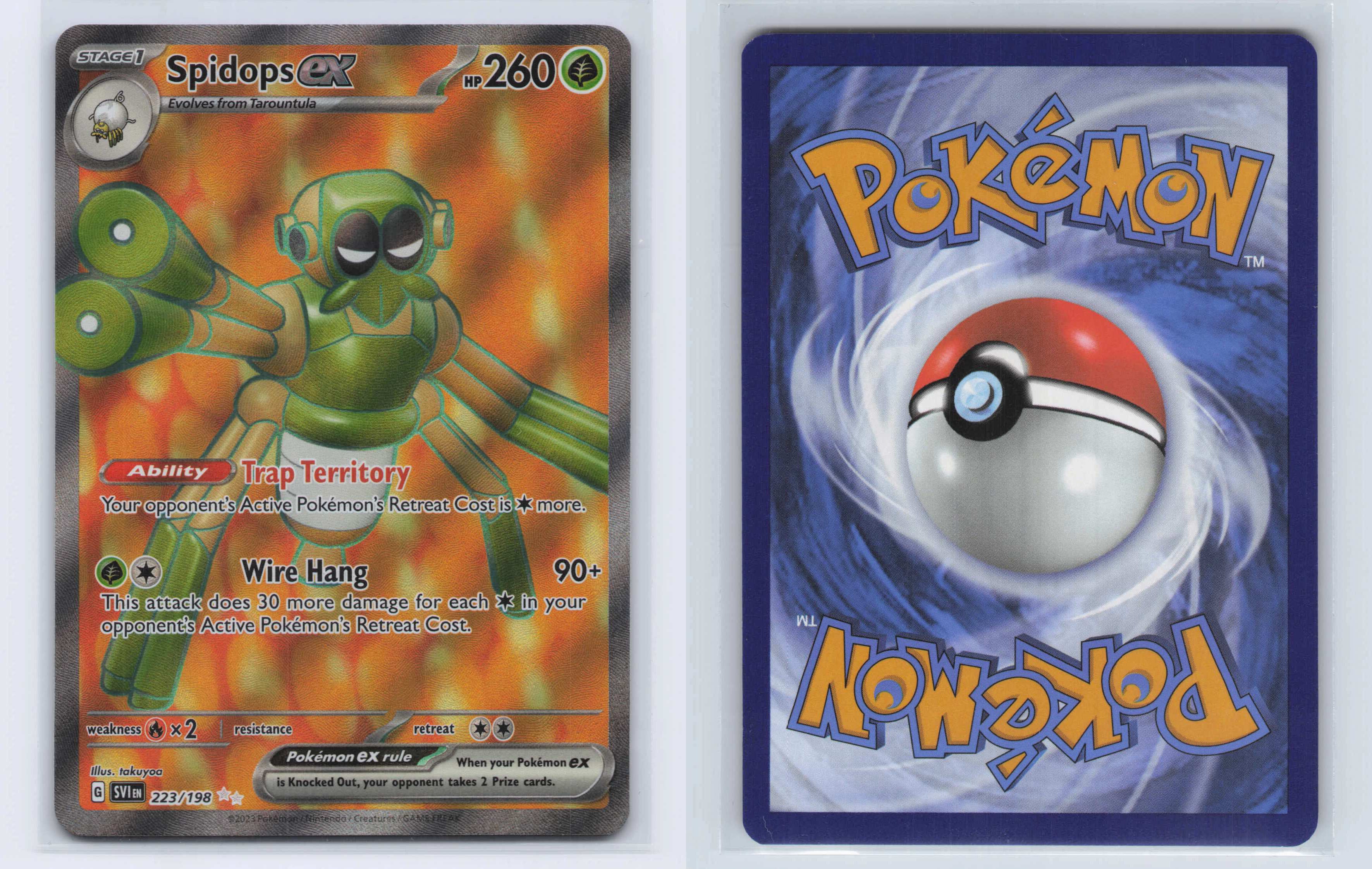 (#223/198) Spidops ex [SV01: Scarlet & Violet Base Set]