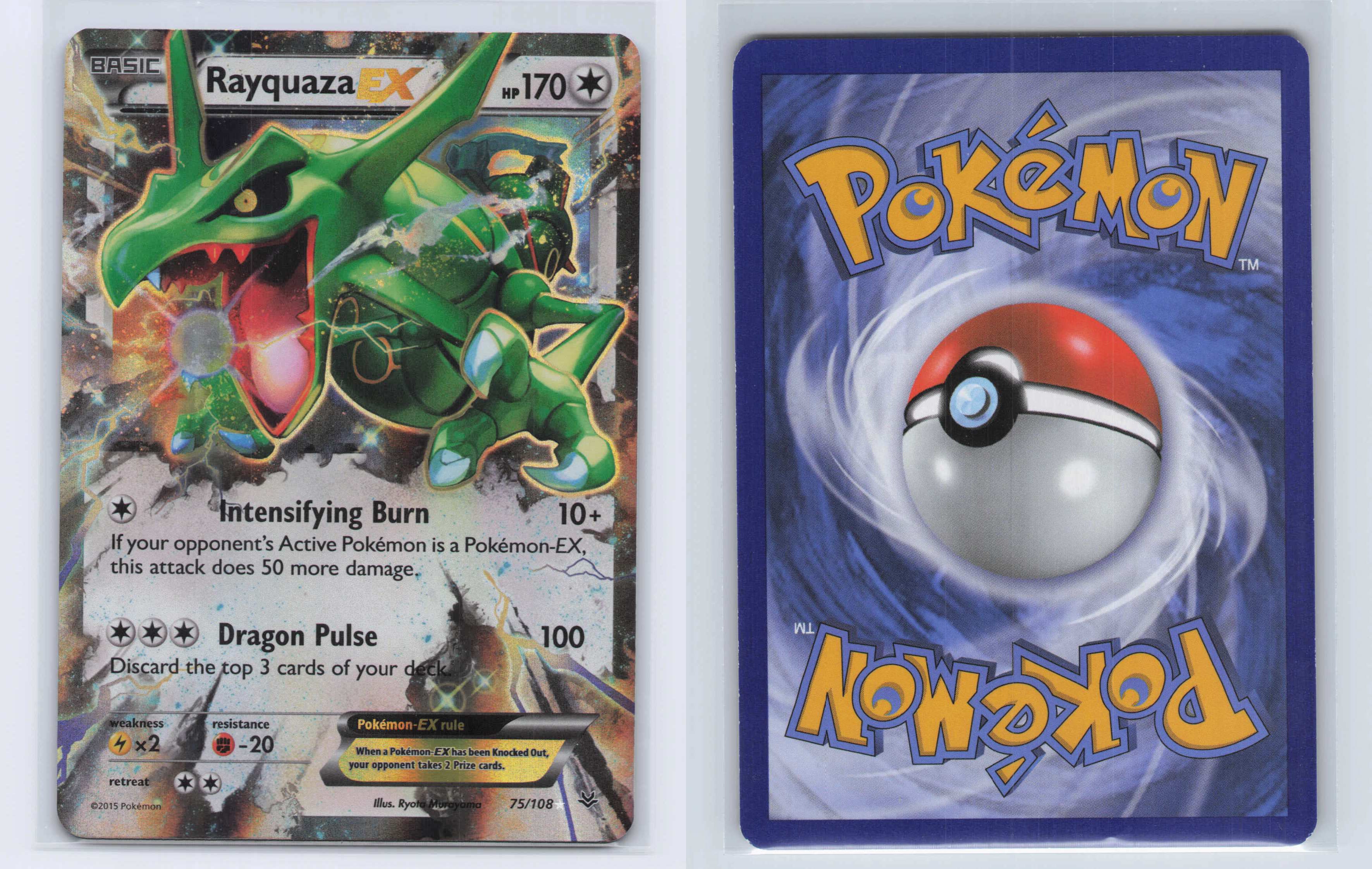 (#75/108) Rayquaza EX (75) [XY - Roaring Skies]