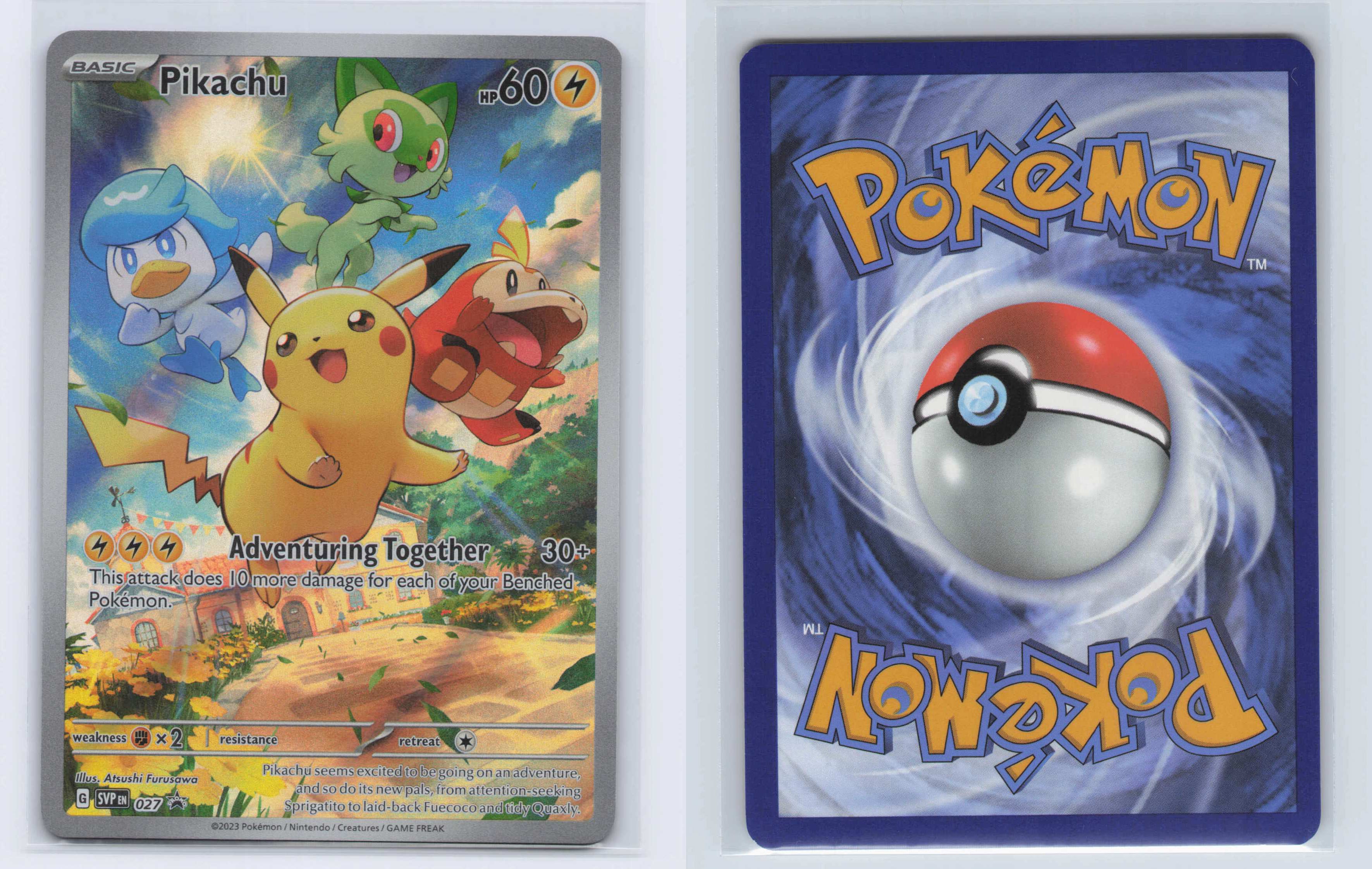 (#27) Pikachu - [SV: Scarlet & Violet Promo Cards]