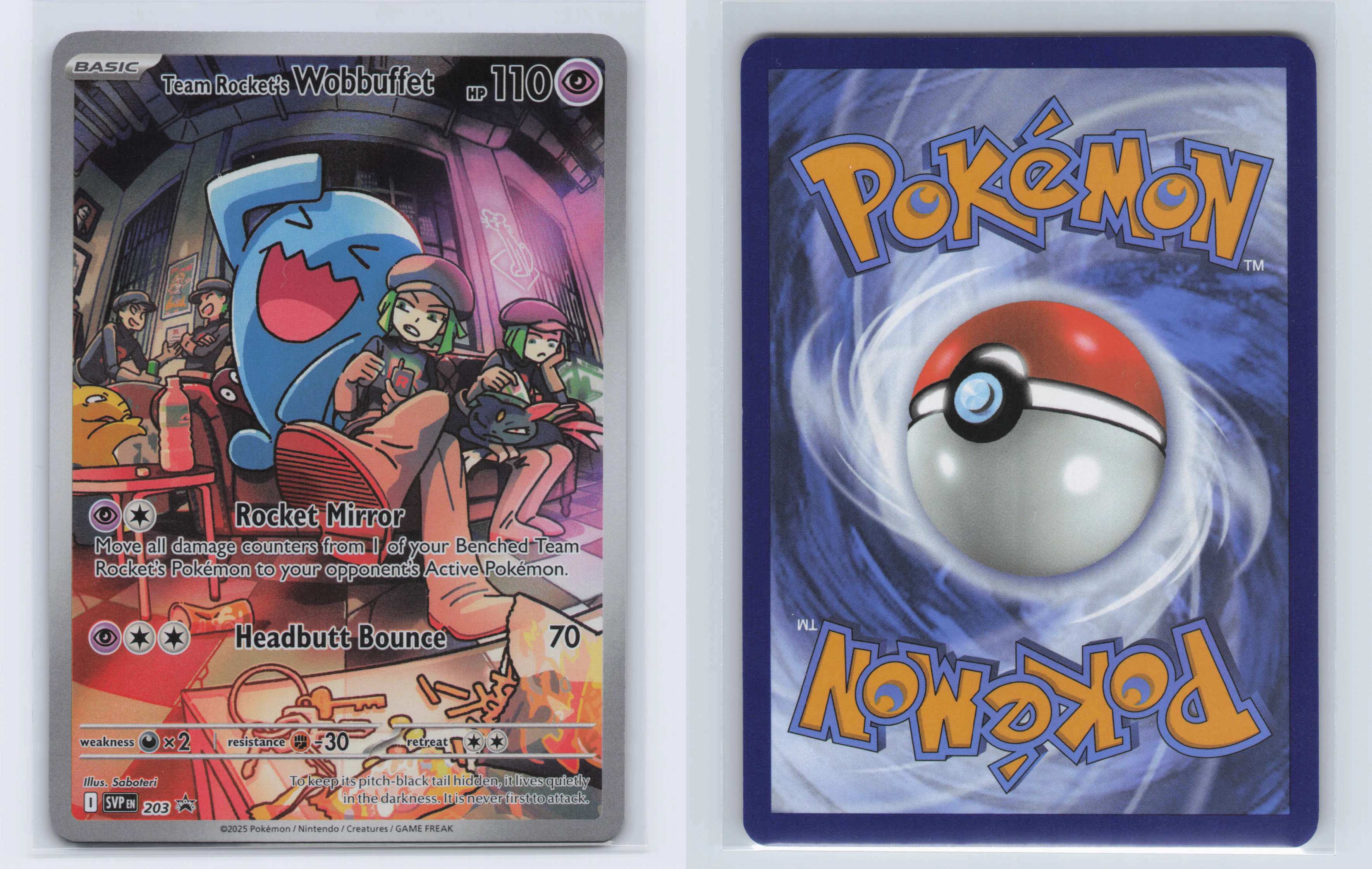 (#203) Team Rocket's Wobbuffet [SV: Scarlet & Violet Promo Cards]
