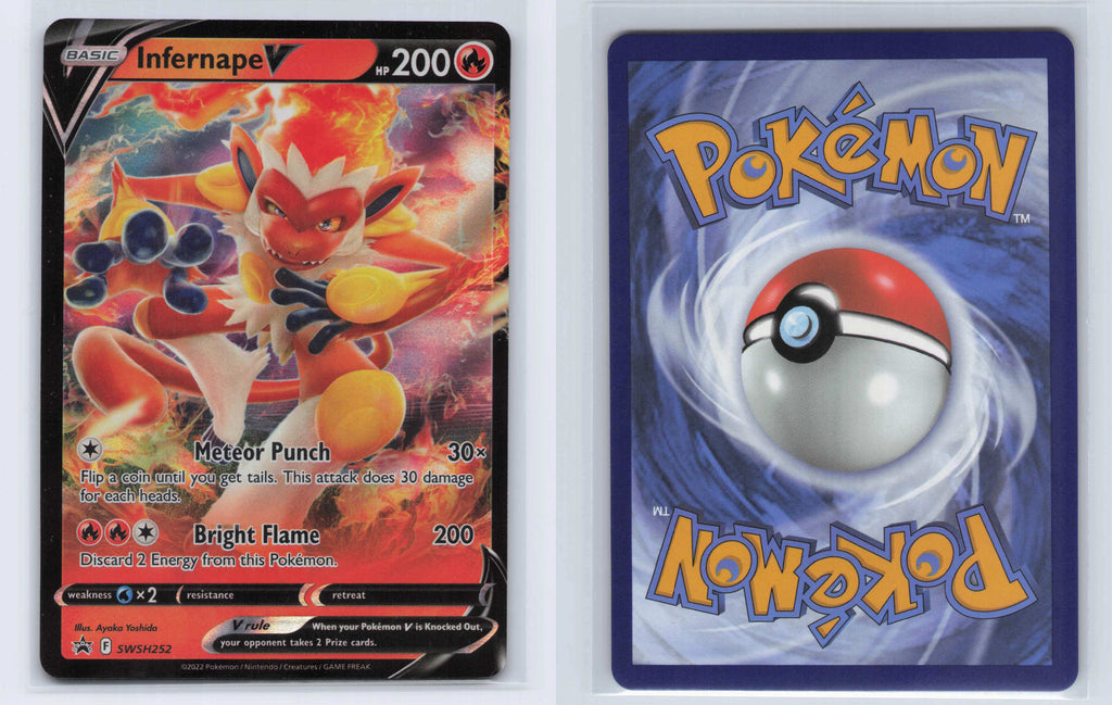 (#SWSH252) Infernape V [SWSH: Sword & Shield Promo Cards]