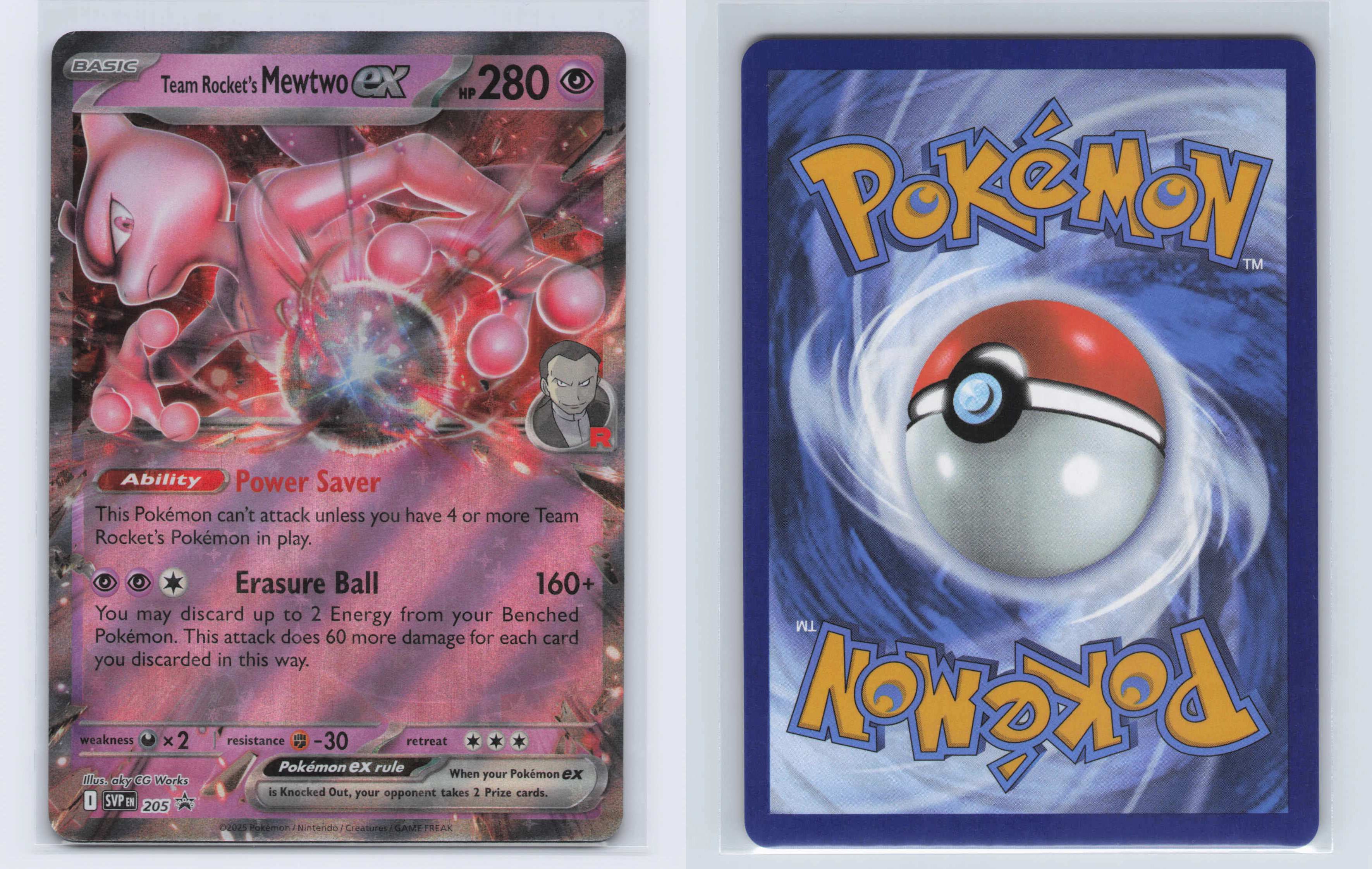 (#205) Team Rocket's Mewtwo ex [SV: Scarlet & Violet Promo Cards]