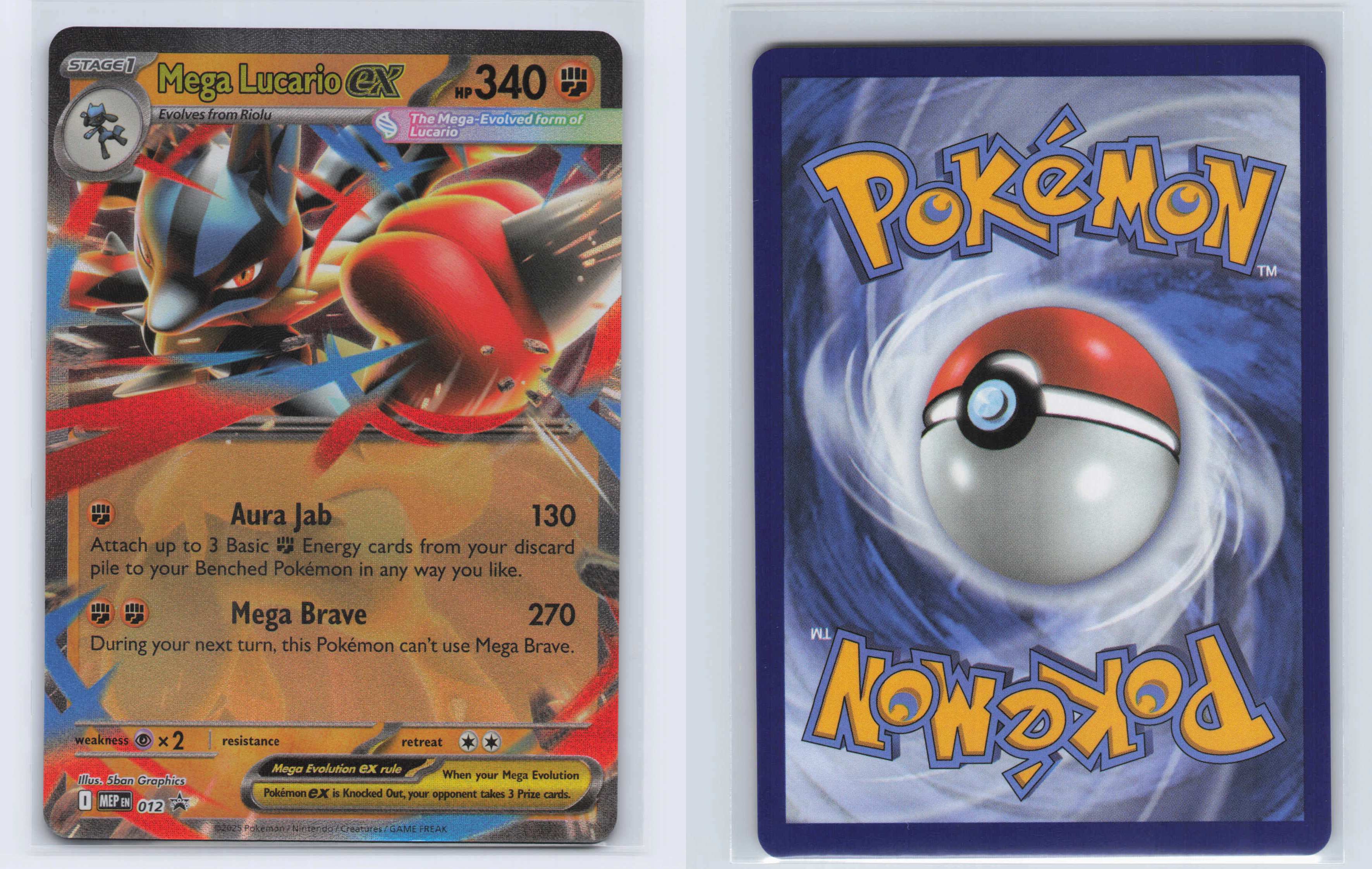 (#12) Mega Lucario ex [ME: Mega Evolution Promo]
