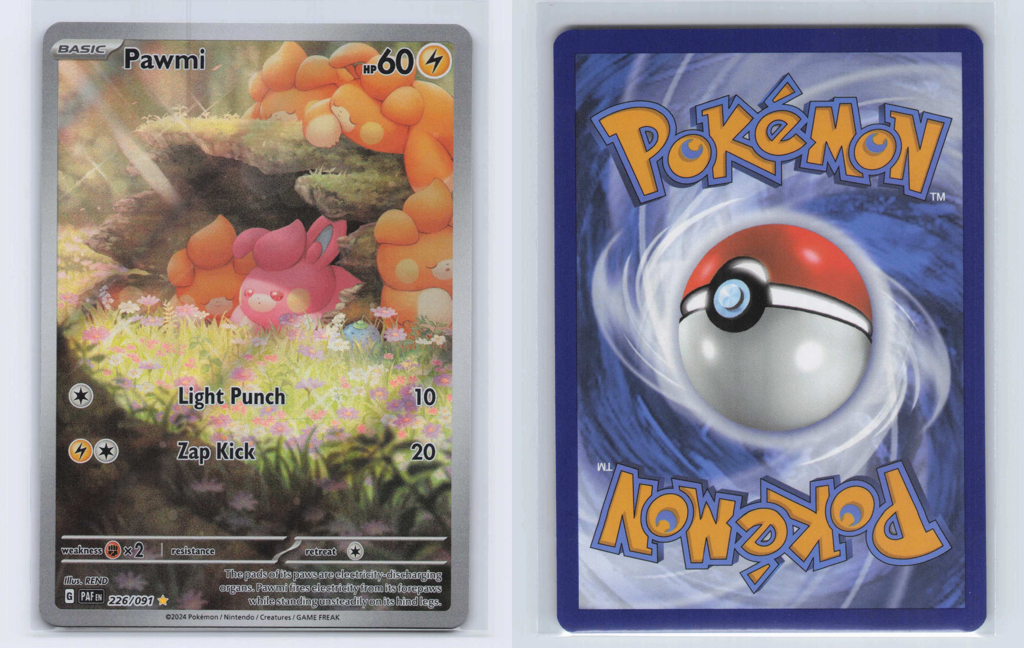(#226/091) Pawmi [SV: Paldean Fates]
