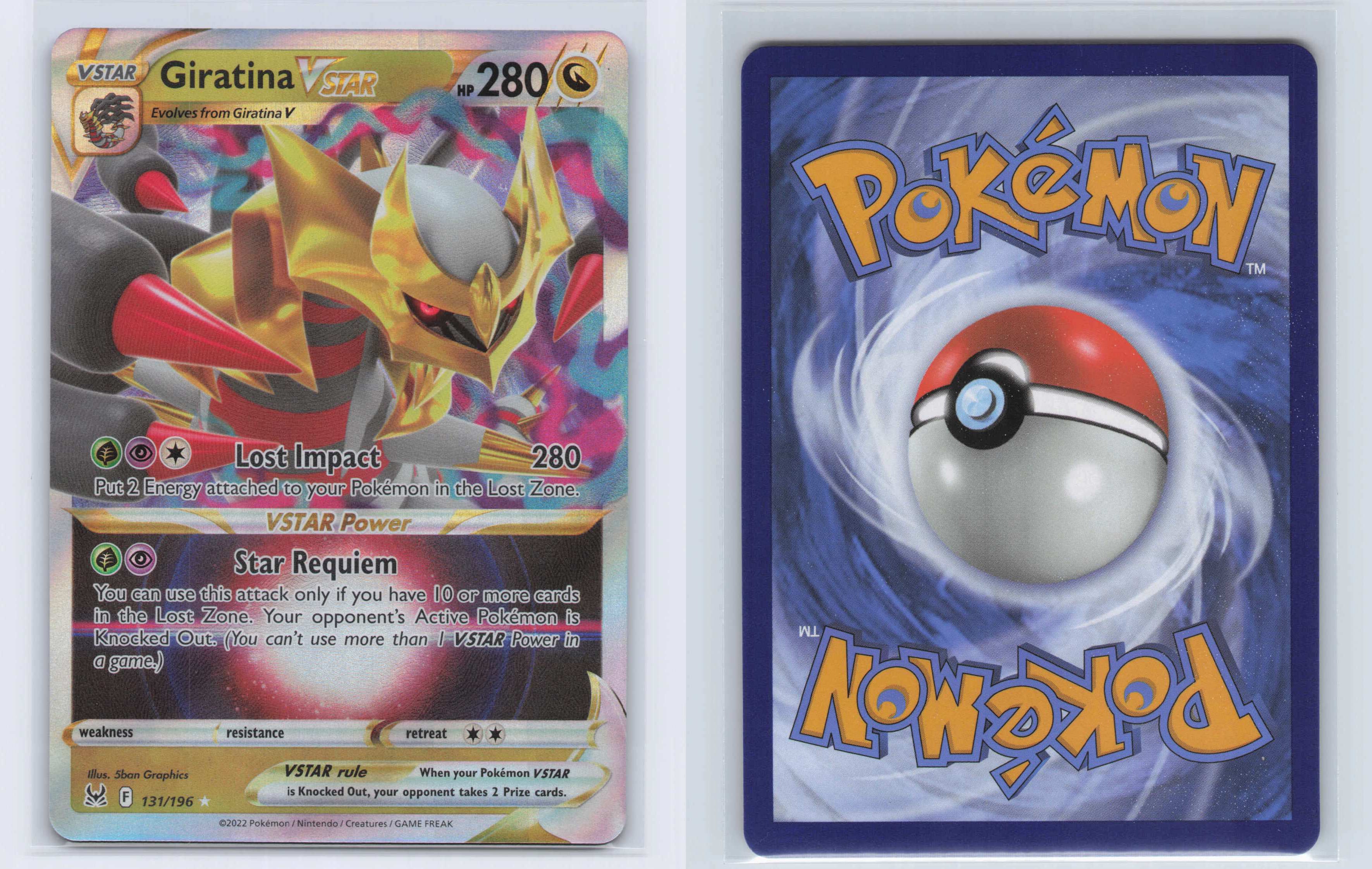 (#131/196) Giratina VSTAR [SWSH11: Lost Origin]