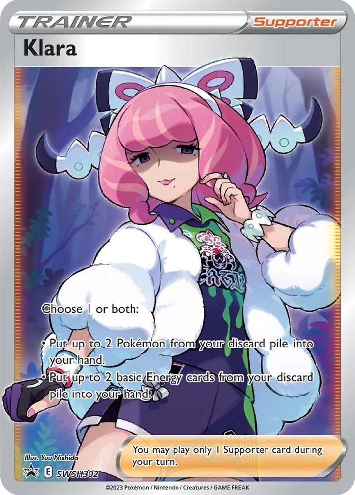(#SWSH302) Klara (Full Art) - Holo [Sword & Shield Promo]