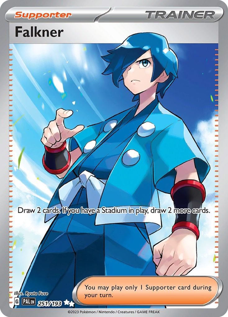 (#251/193) Falkner - Holo [Paldea Evolved]