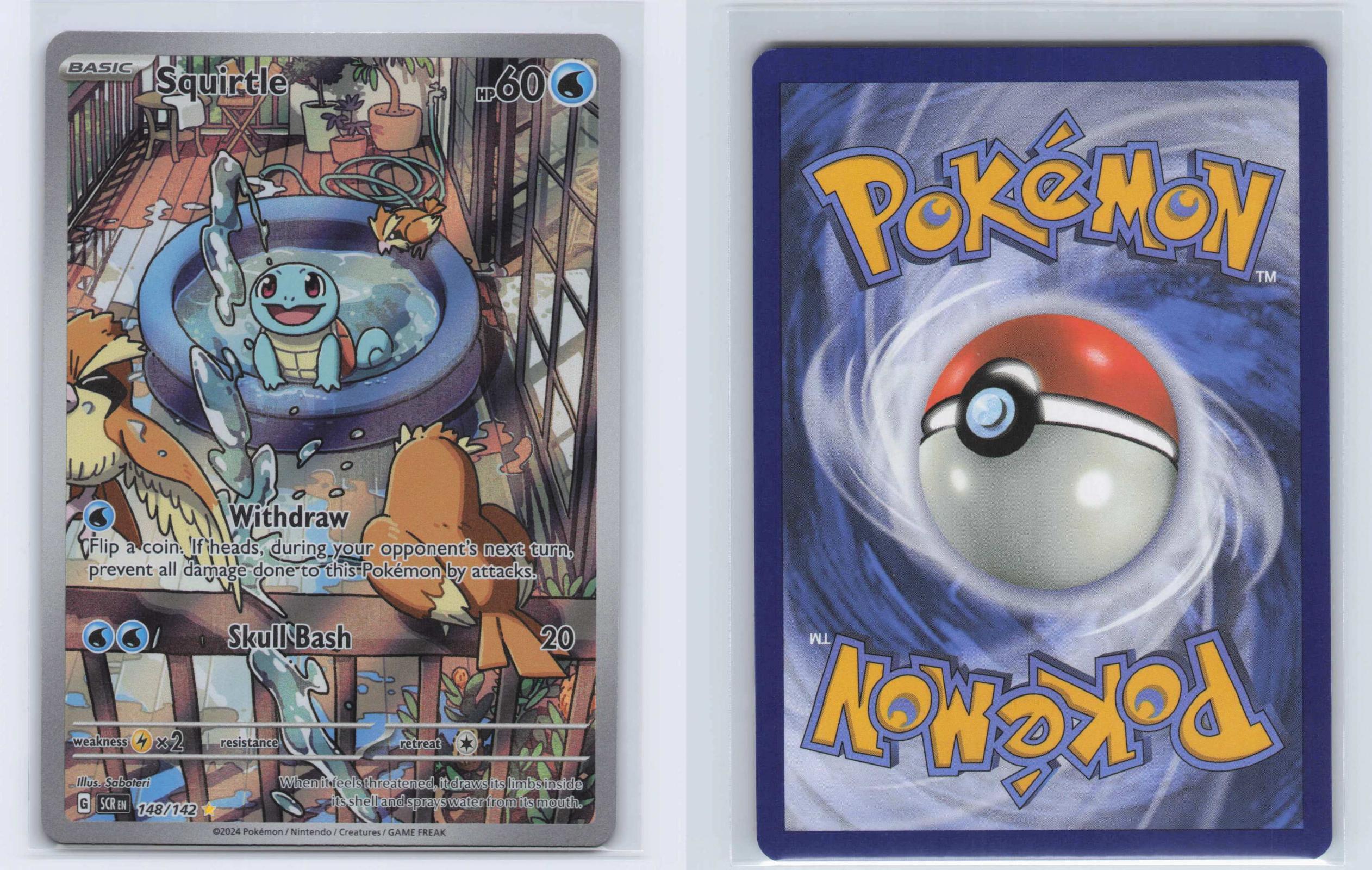 (#148/142) Squirtle - Holo [Stellar Crown]