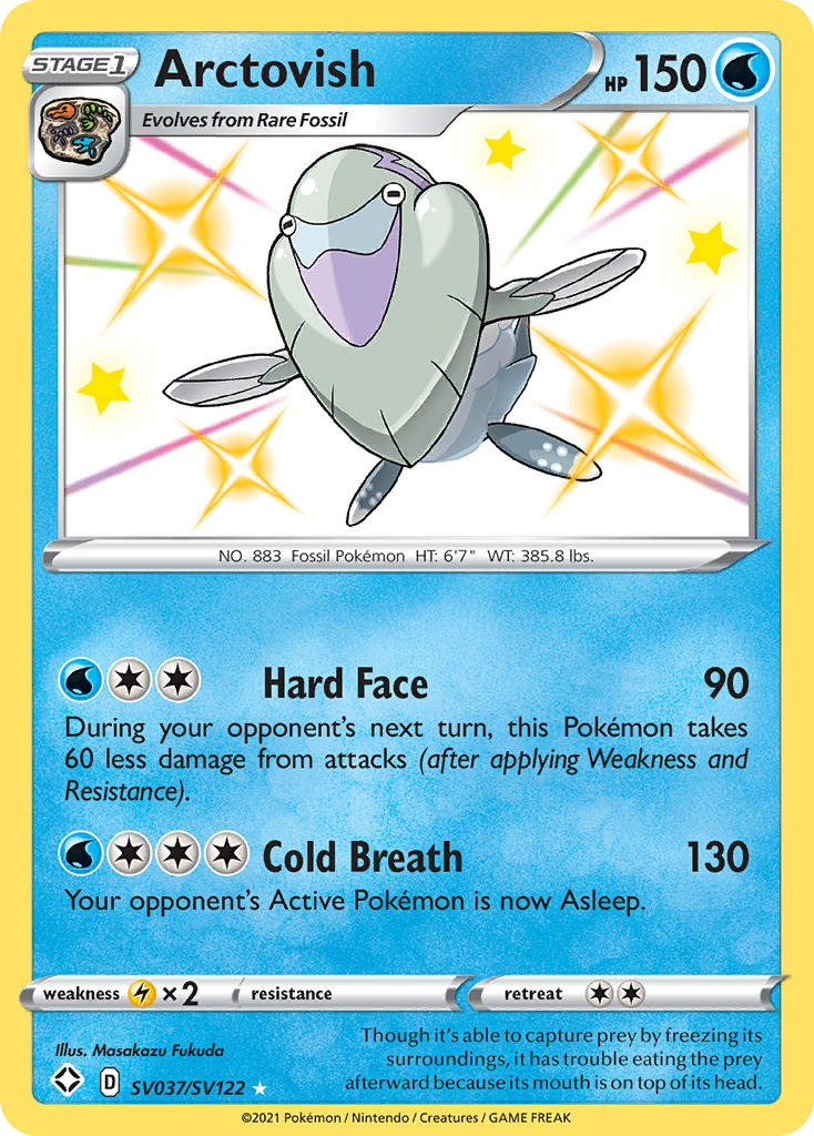 (#SV037/SV122) Arctovish - Holo [Shining Fates Shiny Vault]