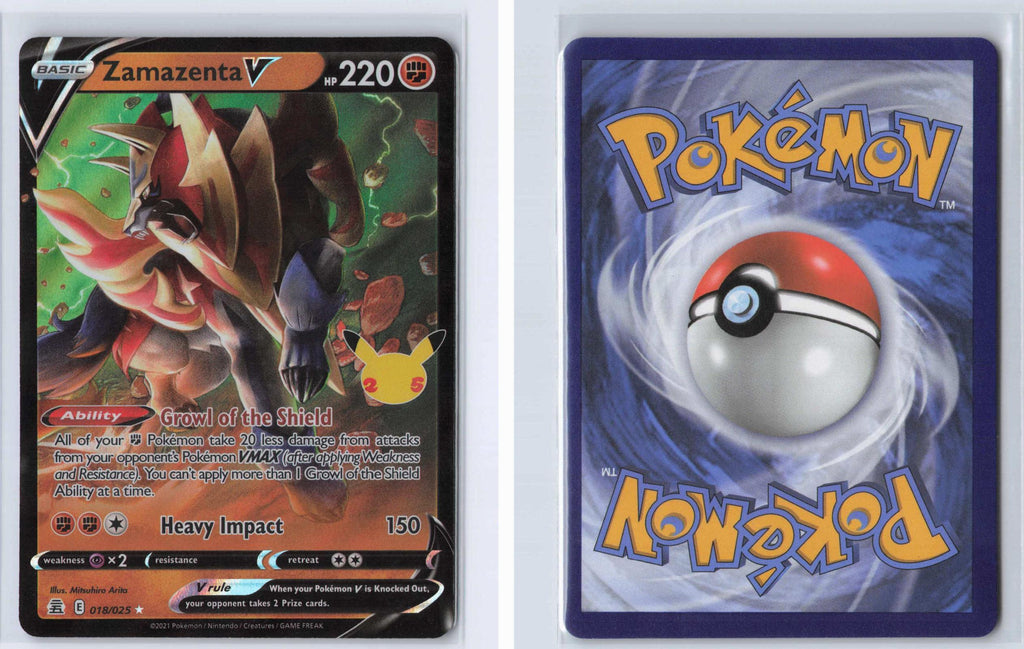(#018/025) Zamazenta V - Holo [Celebrations]