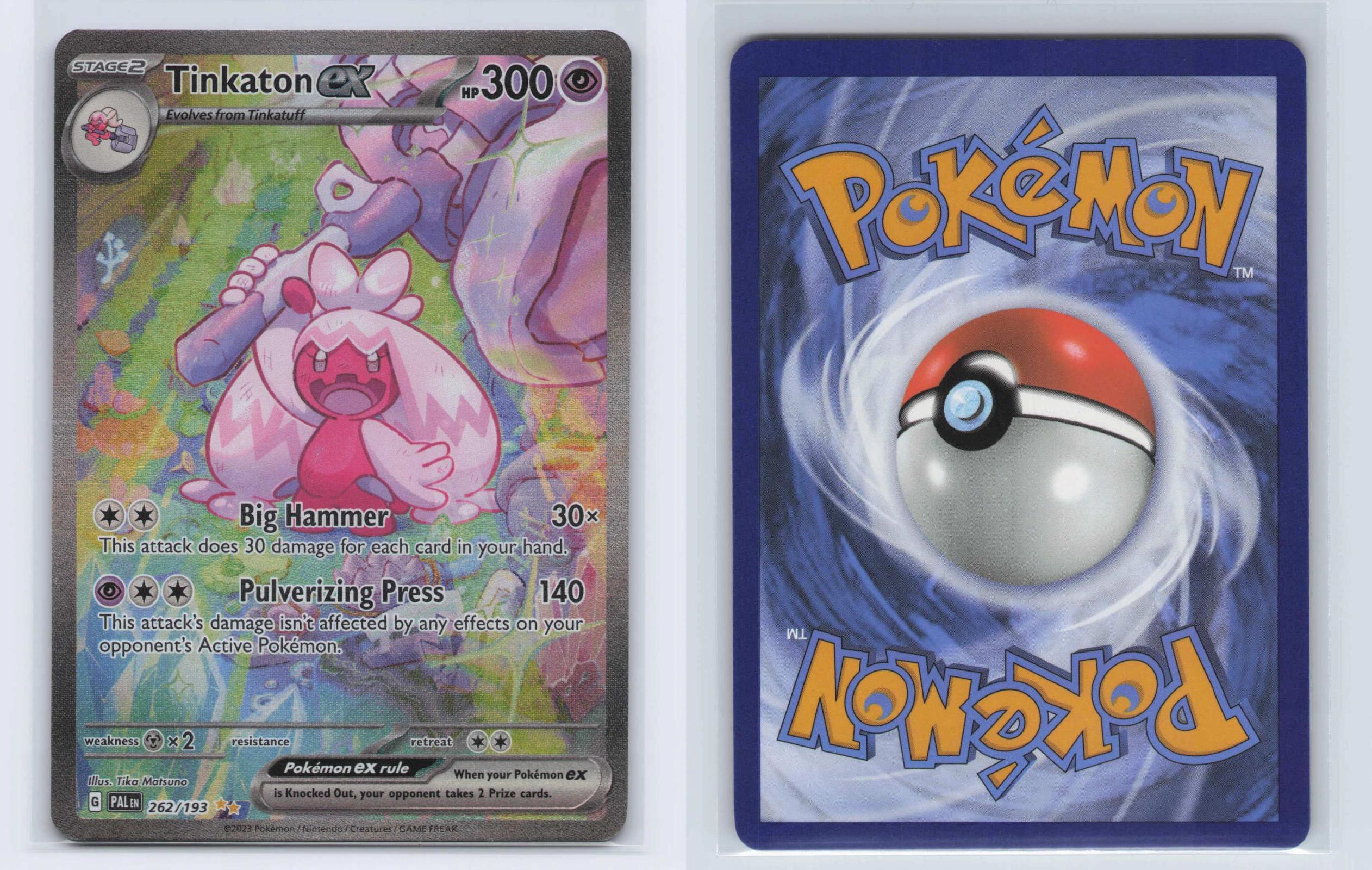 (#262/193) Tinkaton ex - Holo [Paldea Evolved]