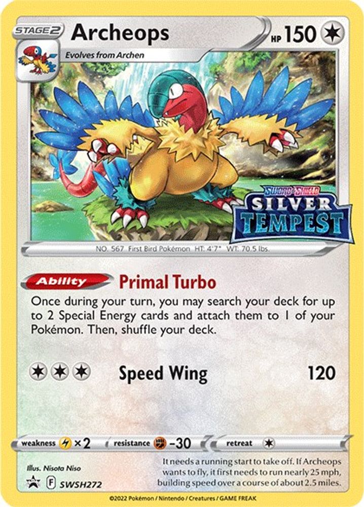 (#SWSH272) Archeops (Prerelease) - Holo [Sword & Shield Promo]