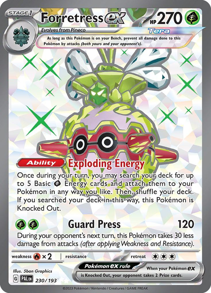 (#230/193) Forretress ex - Holo [Paldea Evolved]