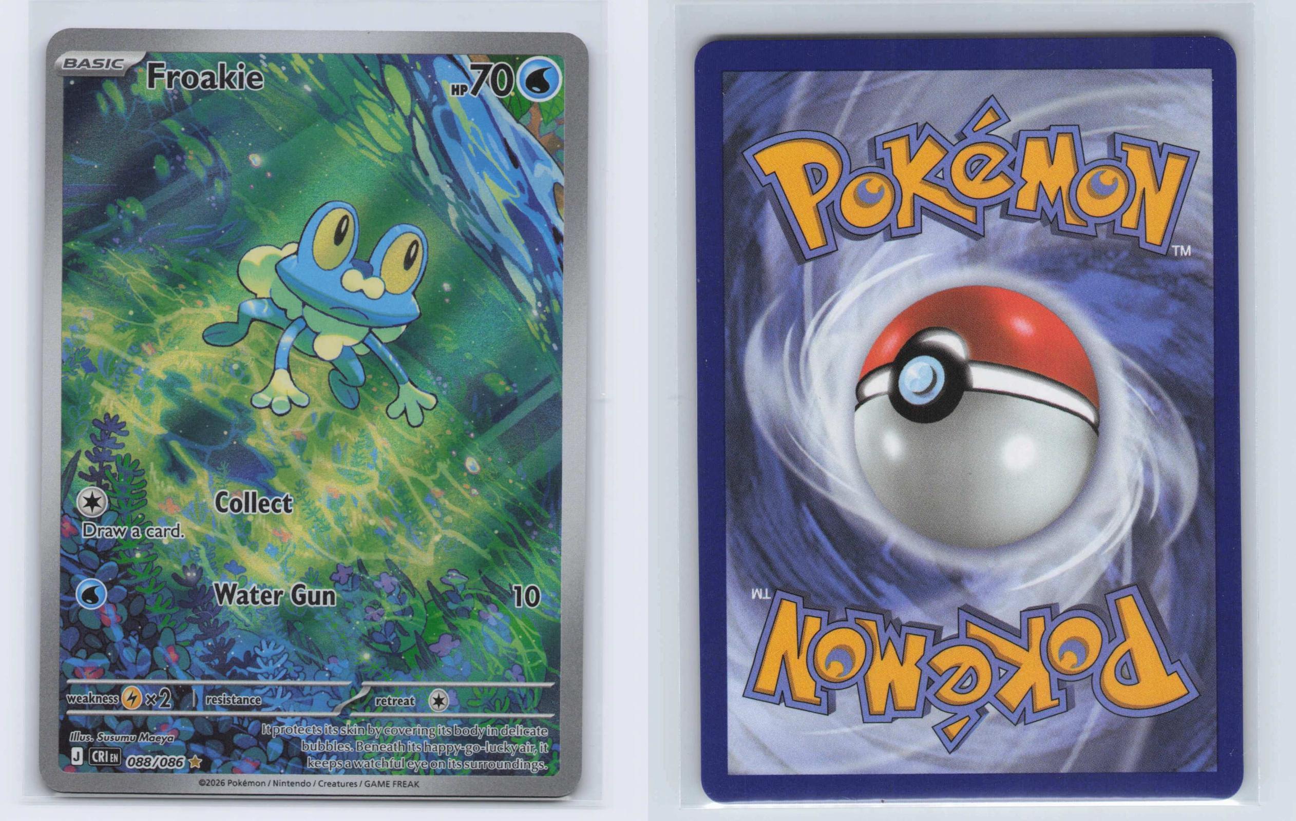 (#088/086) Froakie - Holo [Chaos Rising]
