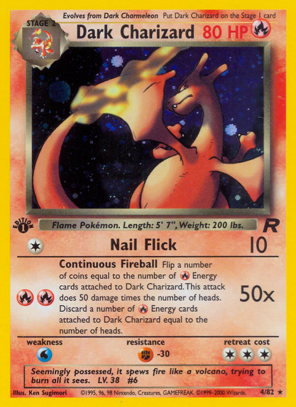 (#4/82) Dark Charizard - Unlimited Holo [Team Rocket]