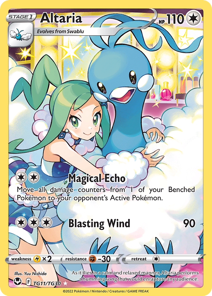 (#TG11/TG30) Altaria - Holo [Silver Tempest Trainer Gallery]