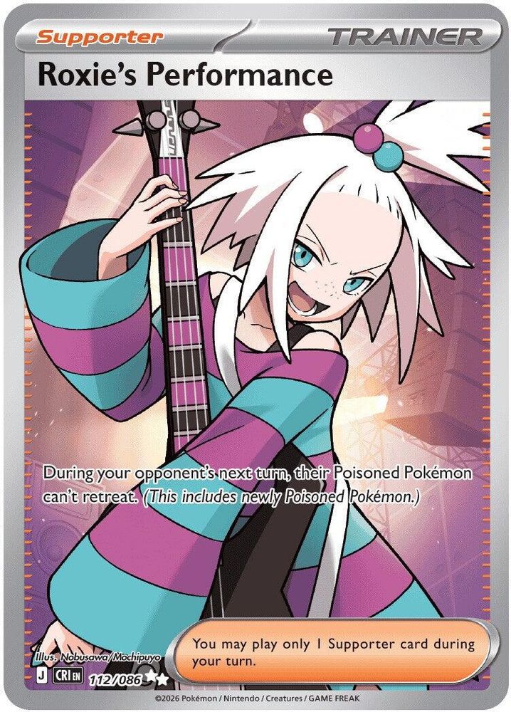 (#112/086) Roxie's Performance - Holo [Chaos Rising]