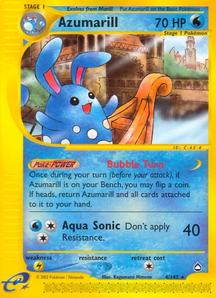 (#4/147) Azumarill - Normal [Aquapolis]