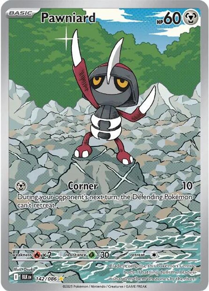 (#142/086) Pawniard - Holo [Black Bolt]