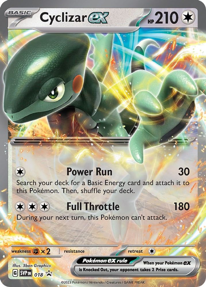 (#018) Cyclizar ex - Holo [Scarlet & Violet Promo]