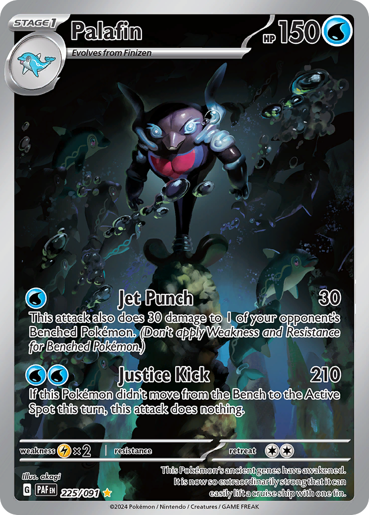 (#225/091) Palafin - Holo [Paldean Fates]