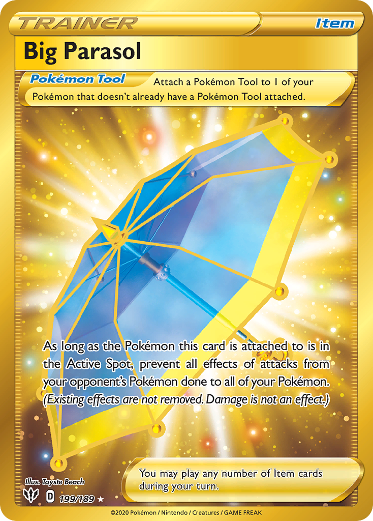 (#199/189) Big Parasol - Holo [Darkness Ablaze]