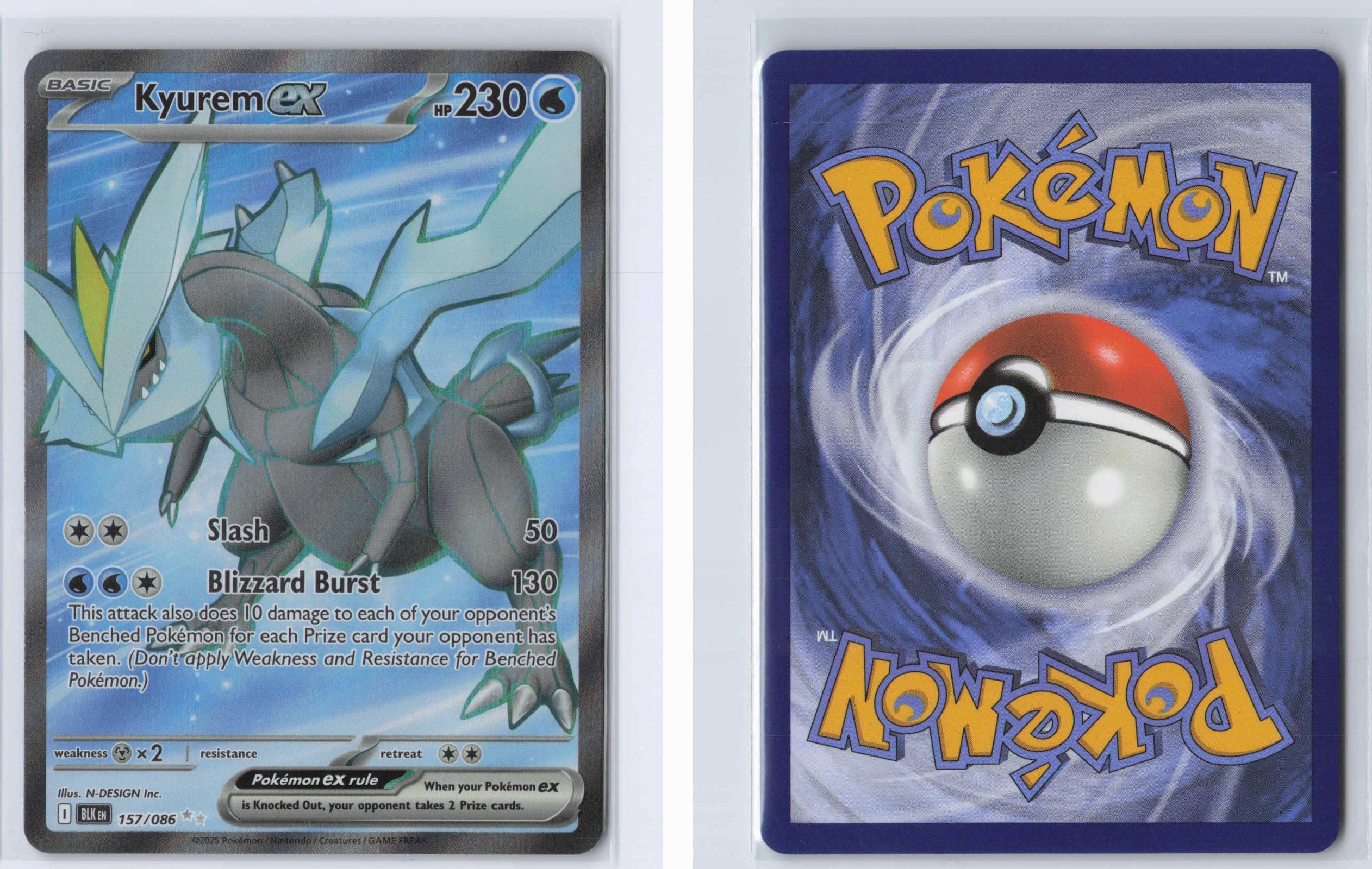(#157/086) Kyurem ex - Holo [Black Bolt]