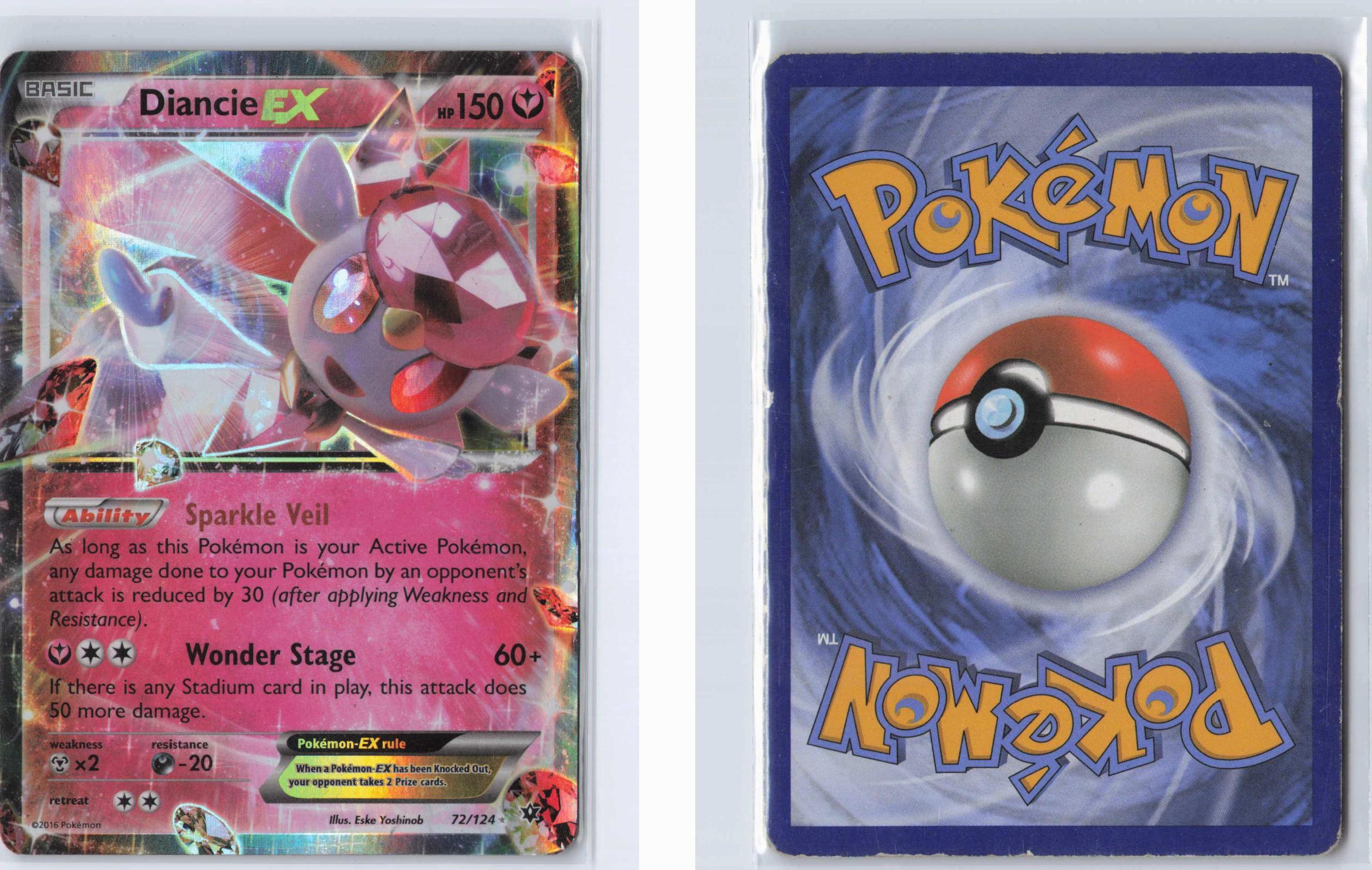 (#72/124) Diancie EX - Holo [Fates Collide]