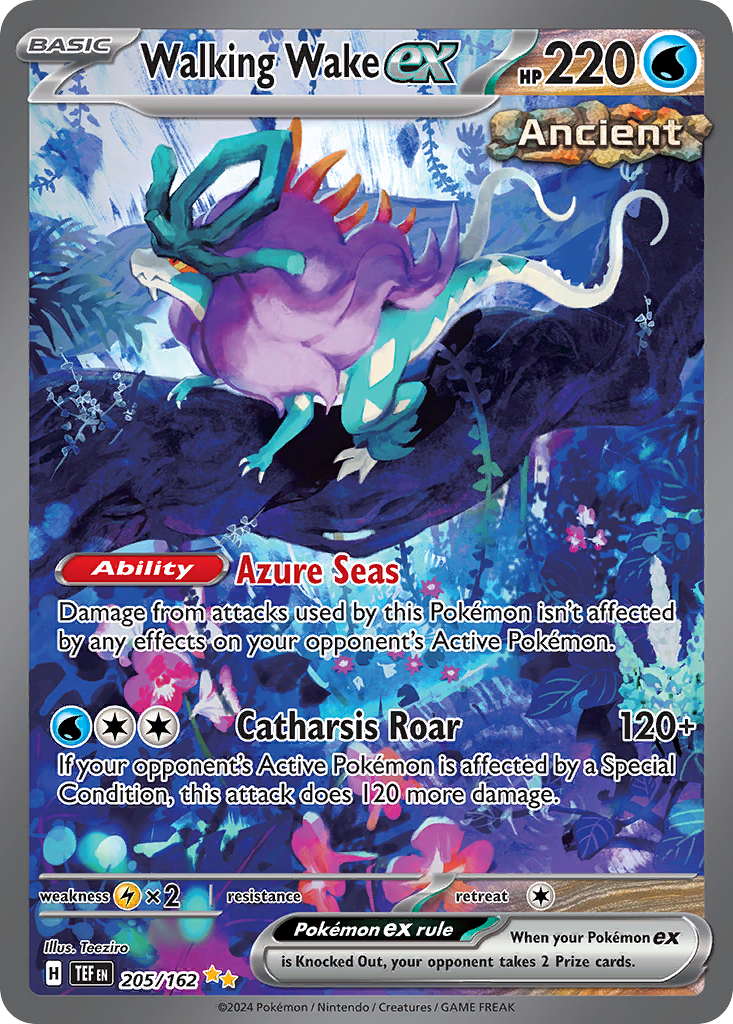 (#205/162) Walking Wake ex - Holo [Temporal Forces]