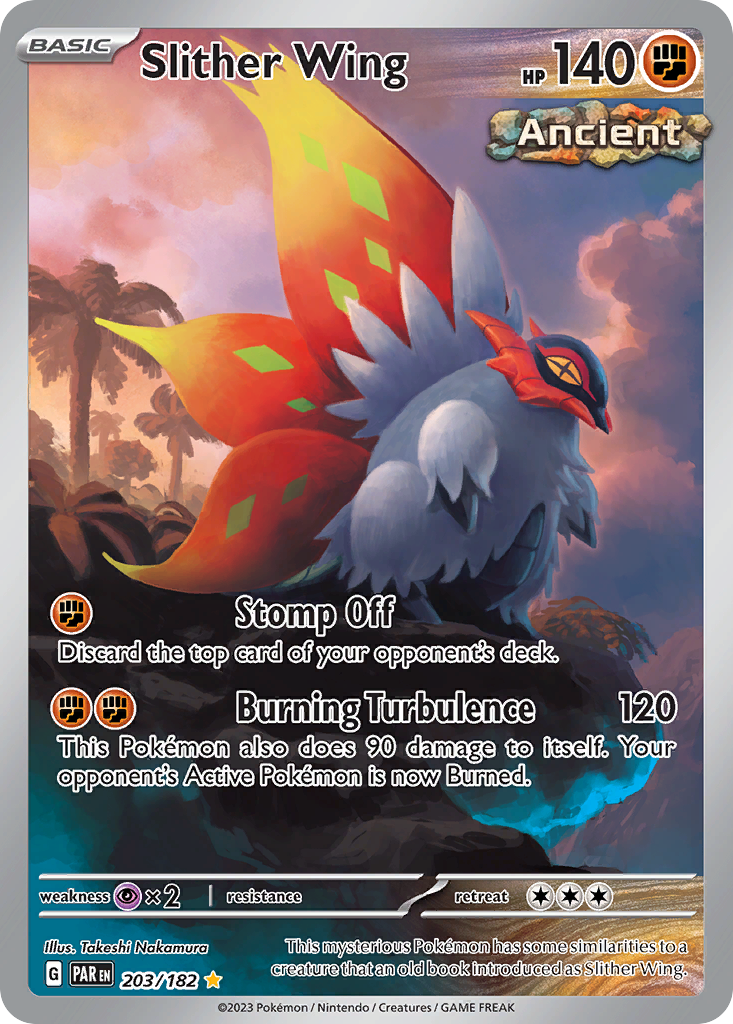 (#203/182) Slither Wing - Holo [Paradox Rift]