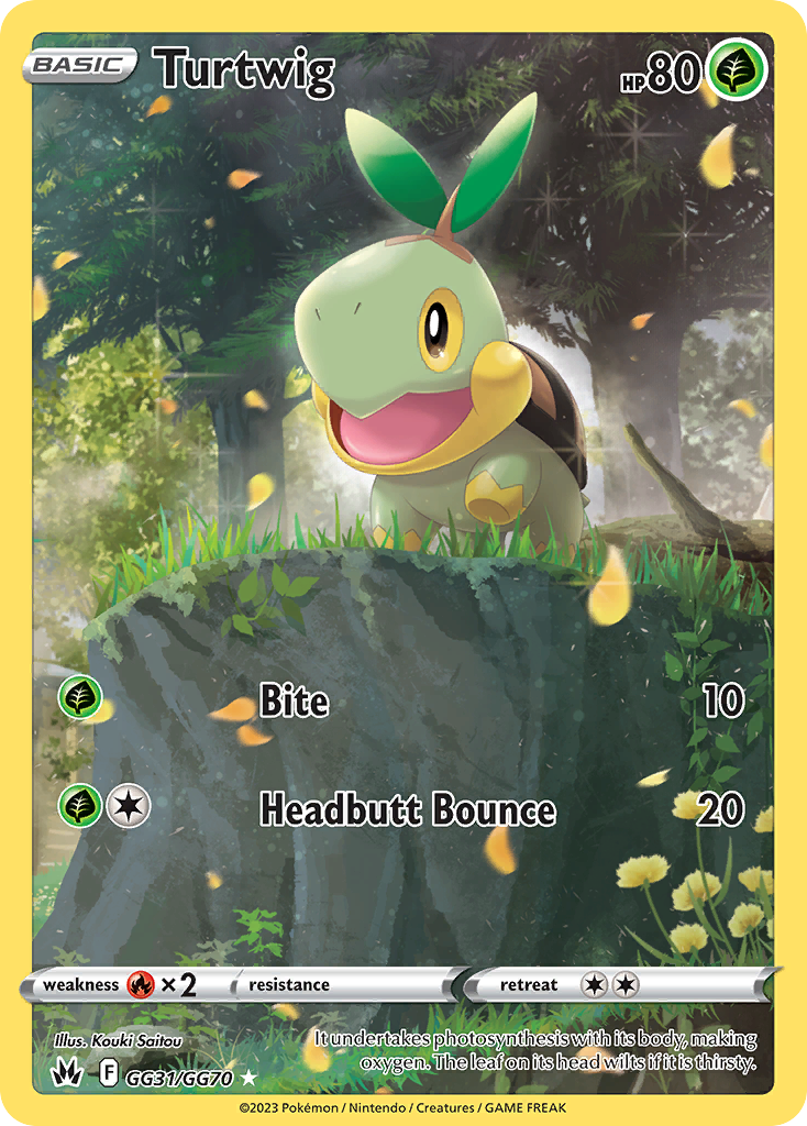 (#GG31/GG70) Turtwig - Holo [Crown Zenith Galarian Gallery]