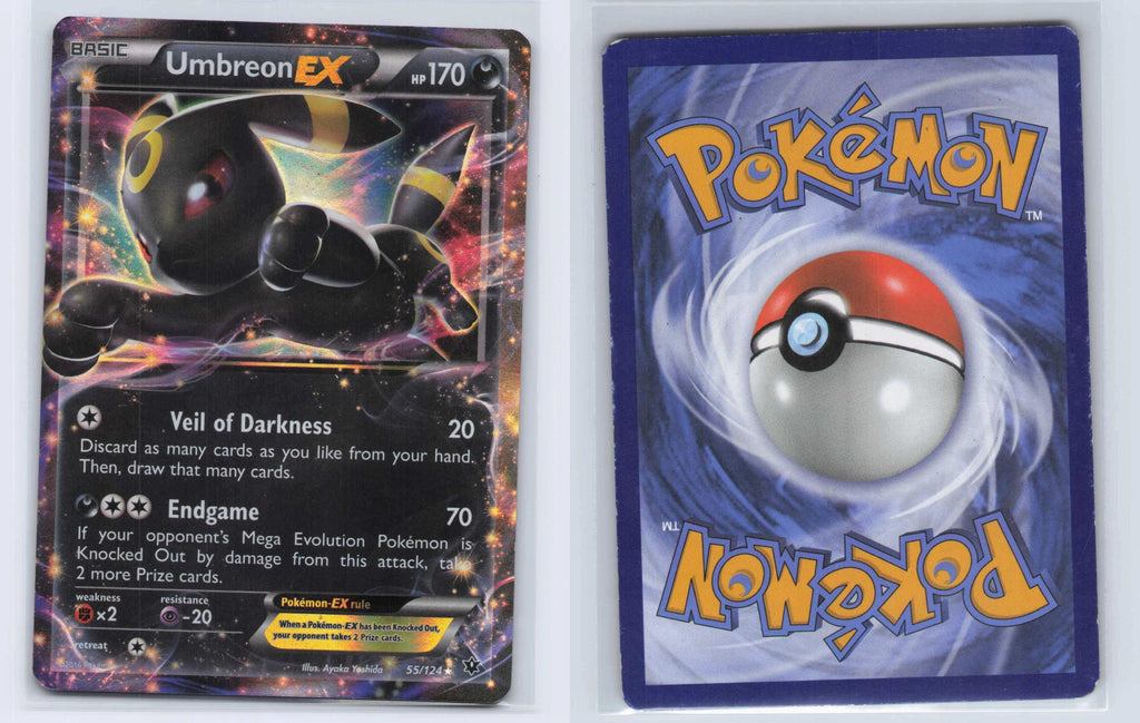 (#55/124) Umbreon EX - Holo [Fates Collide]