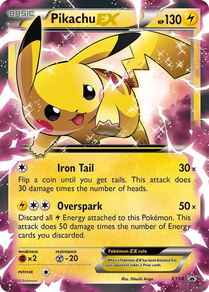 (#XY84) Pikachu EX - Holo [XY Promo]