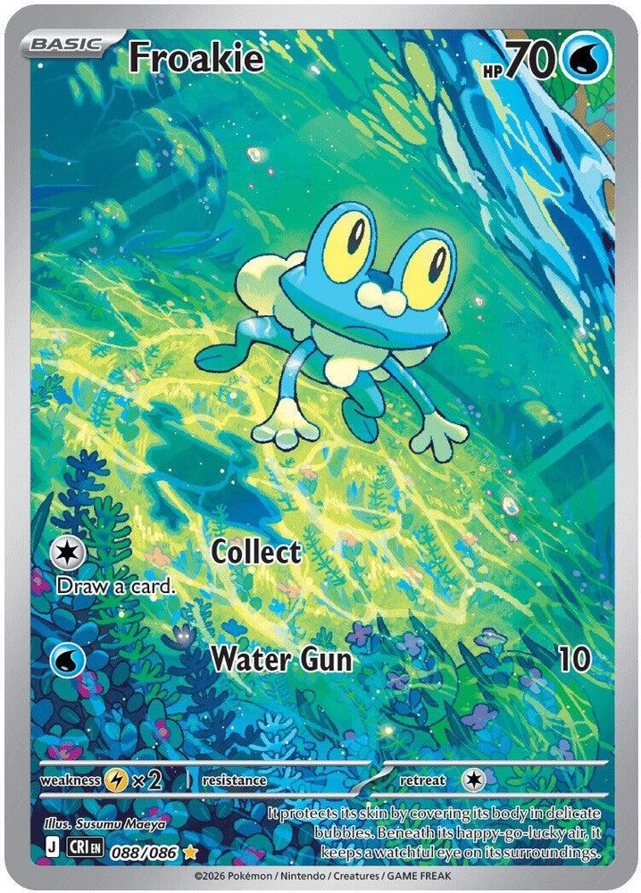 (#088/086) Froakie - Holo [Chaos Rising]