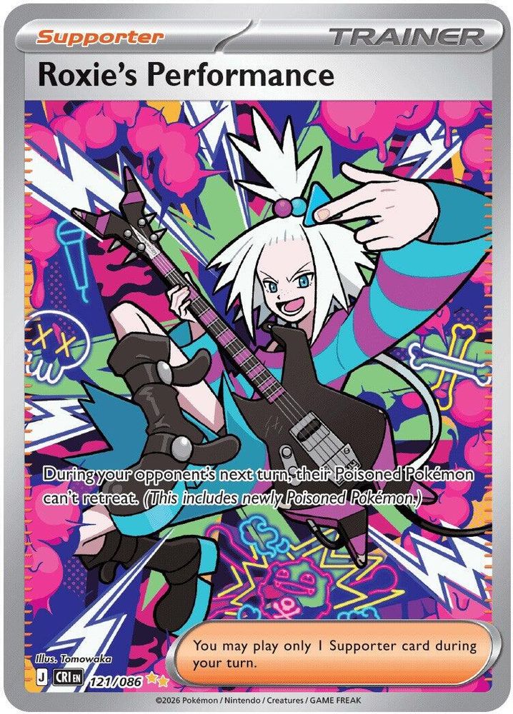 (#121/086) Roxie's Performance - Holo [Chaos Rising]