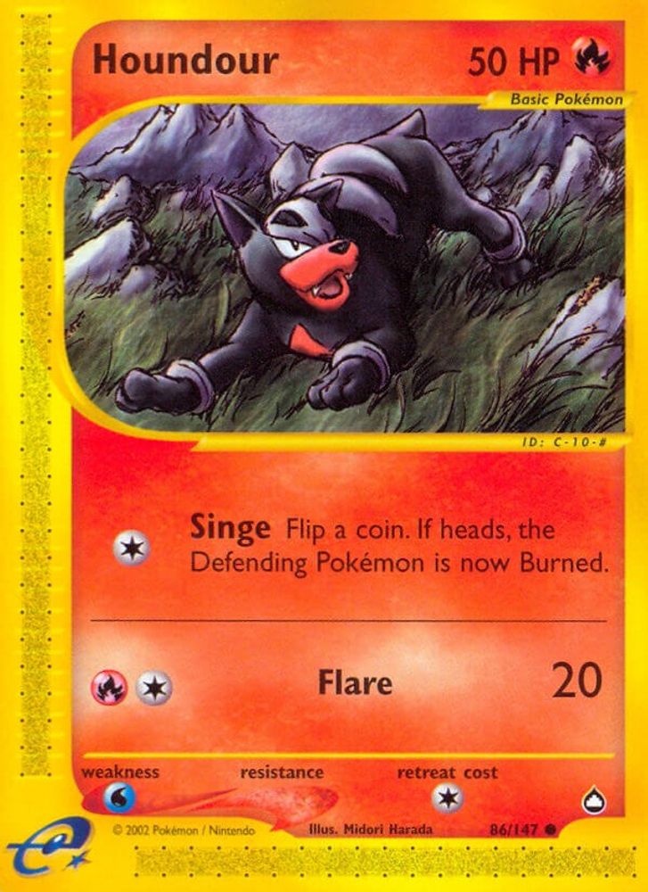 (#86/147) Houndour - Normal [Aquapolis]